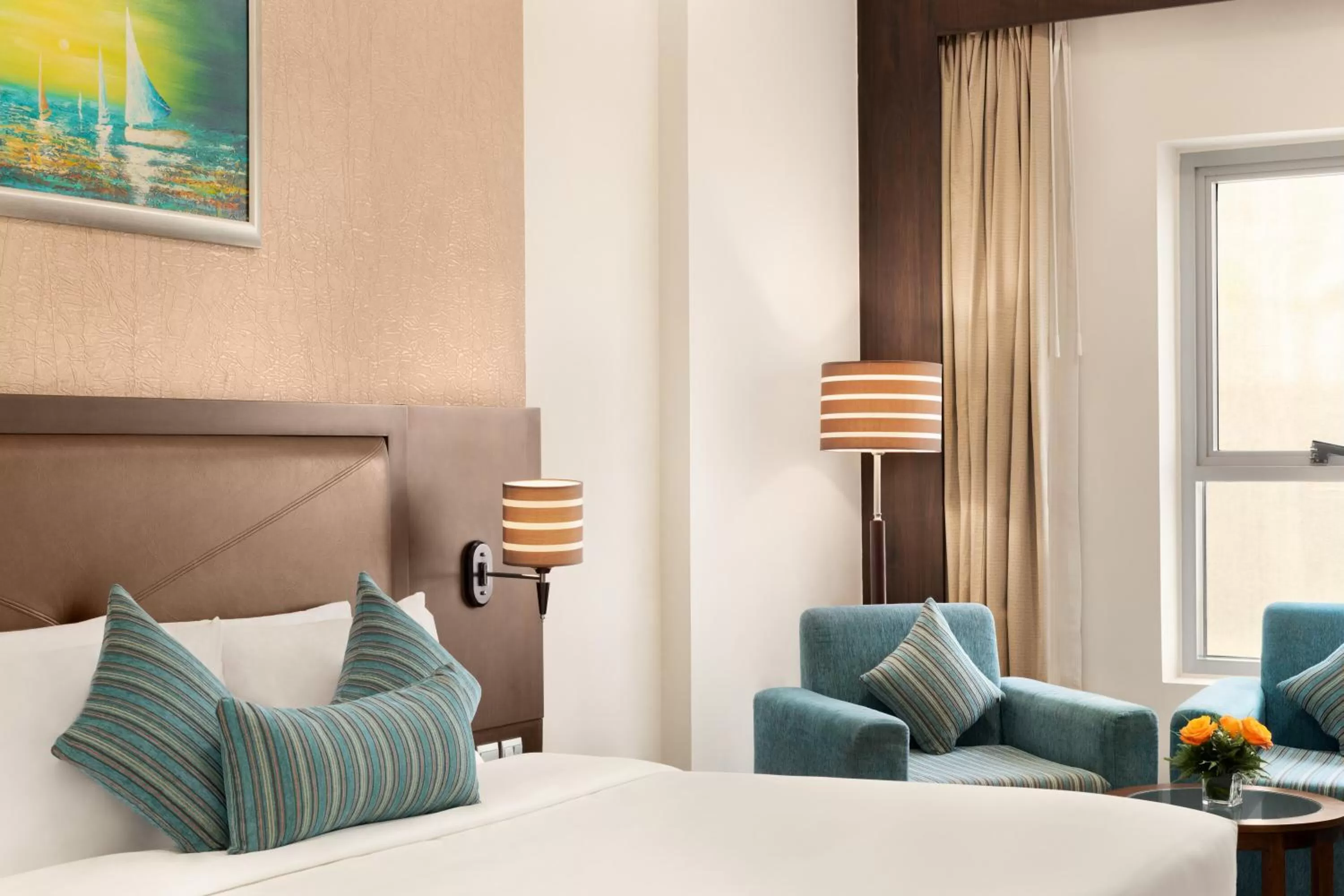 Decorative detail, Bed in Ramada by Wyndham Dubai Deira