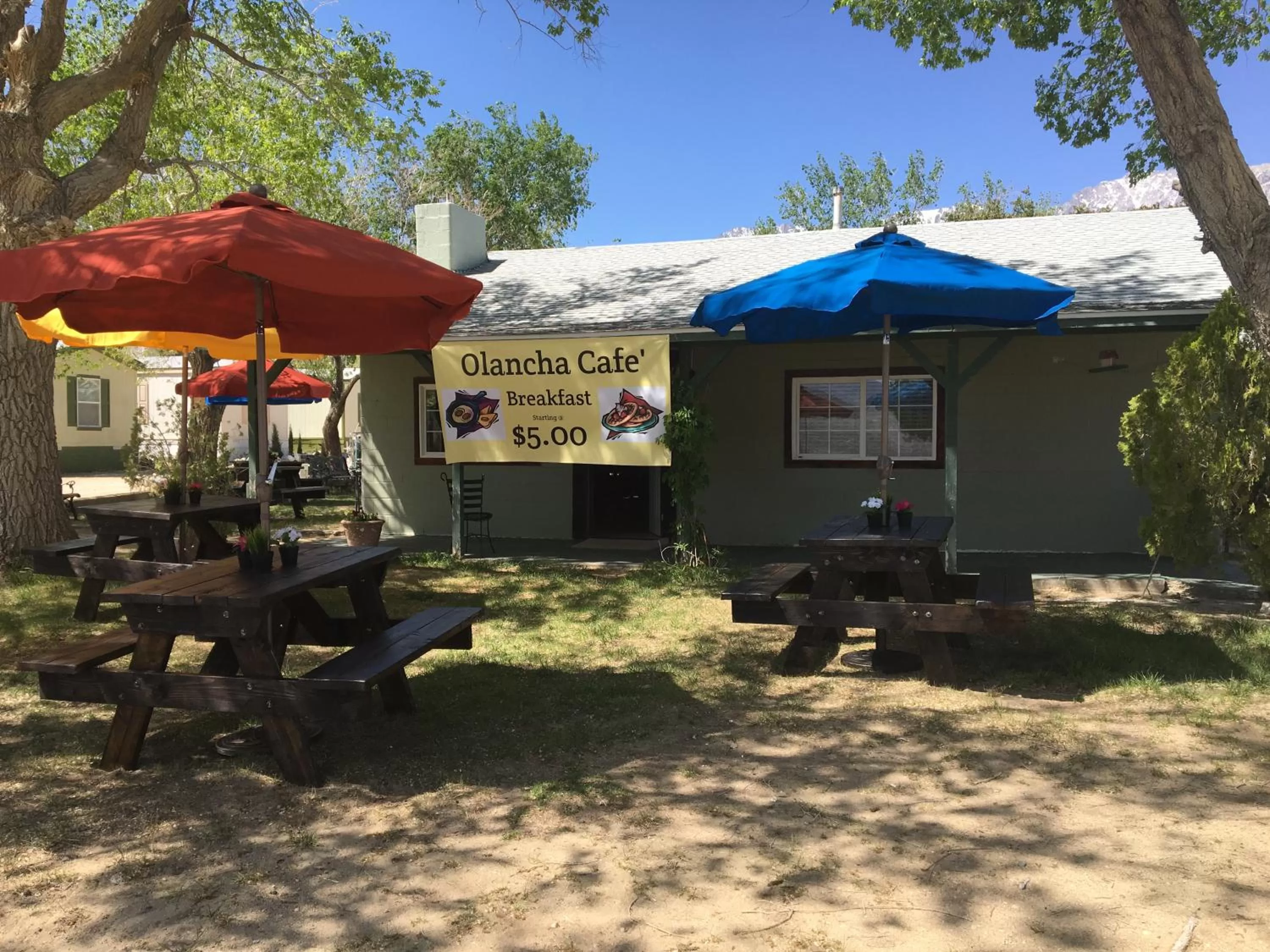 Property building in Olancha RV Park and Motel