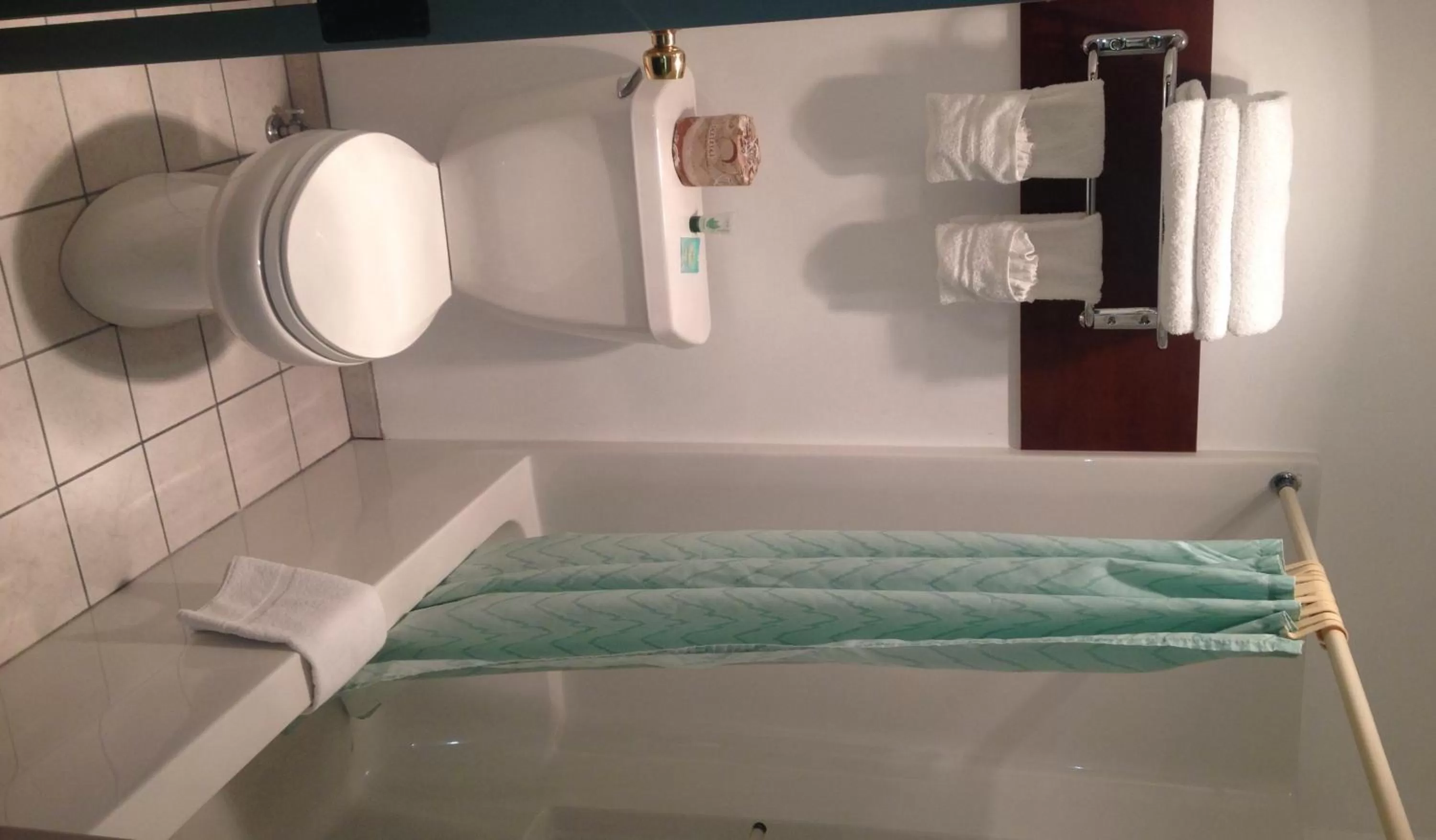 Bathroom in Black Canyon Motel