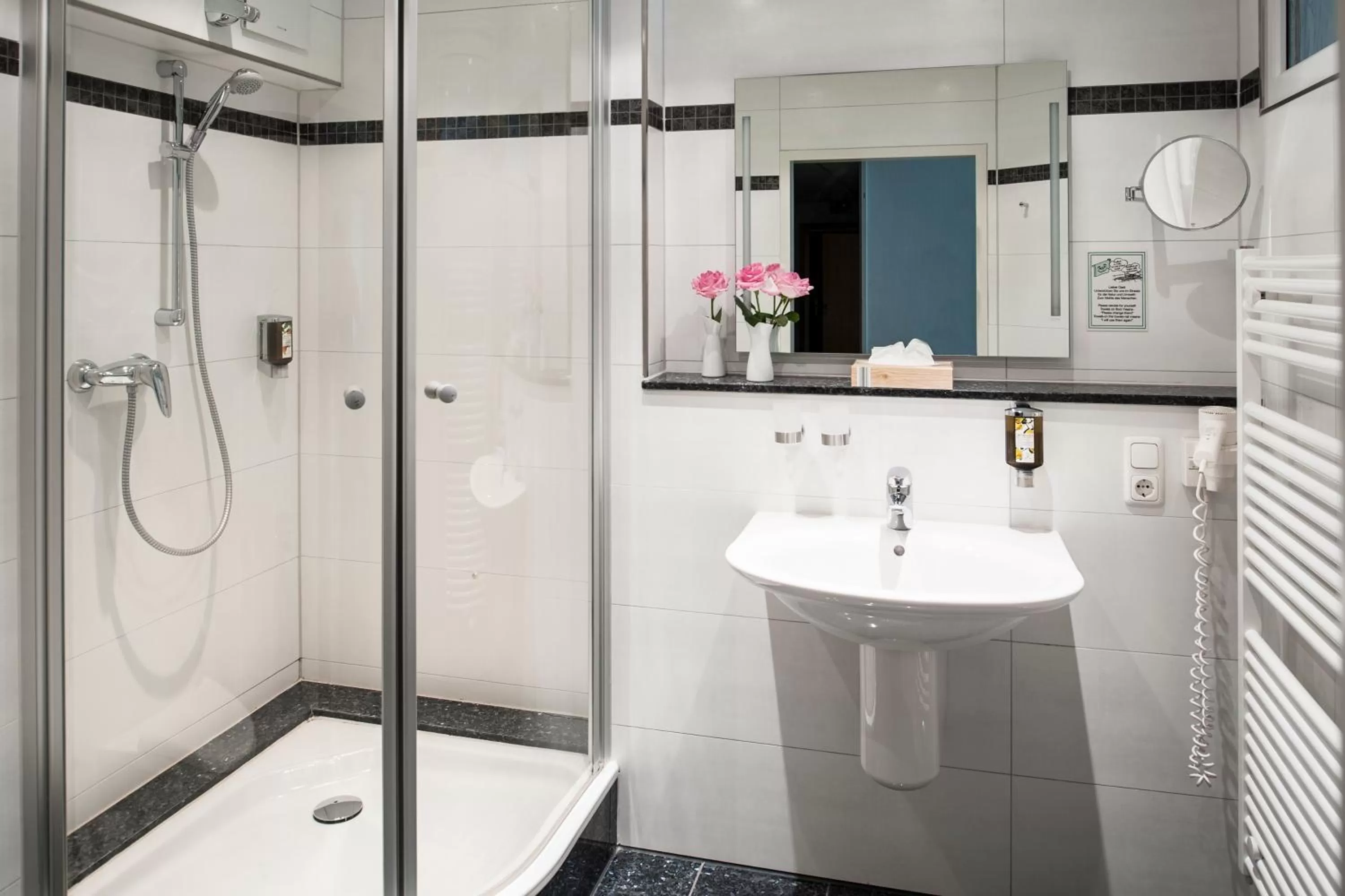 Shower in Schwanenhof Hotel und Restaurant