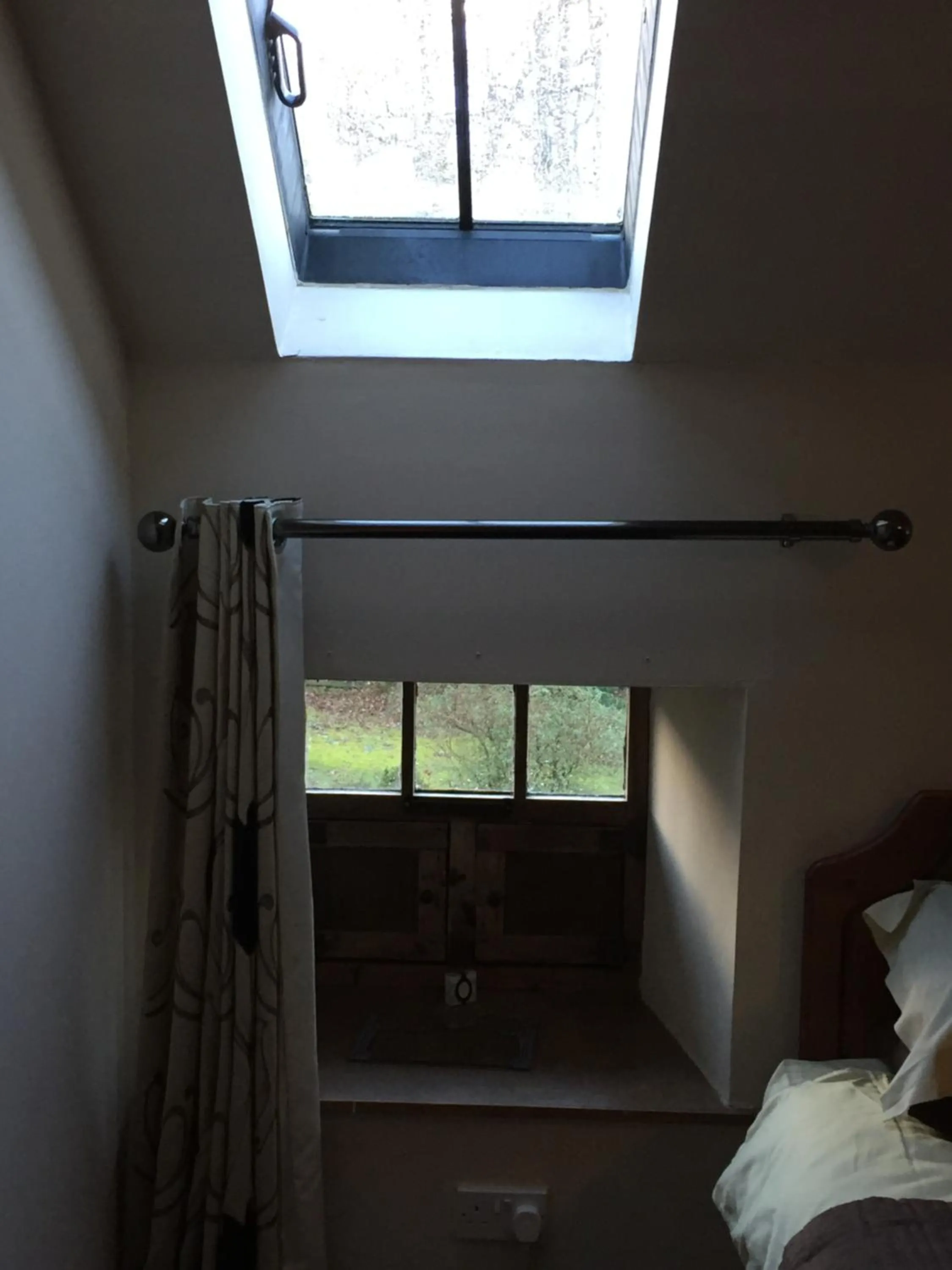 Decorative detail, Bed in Lodge at Lochside