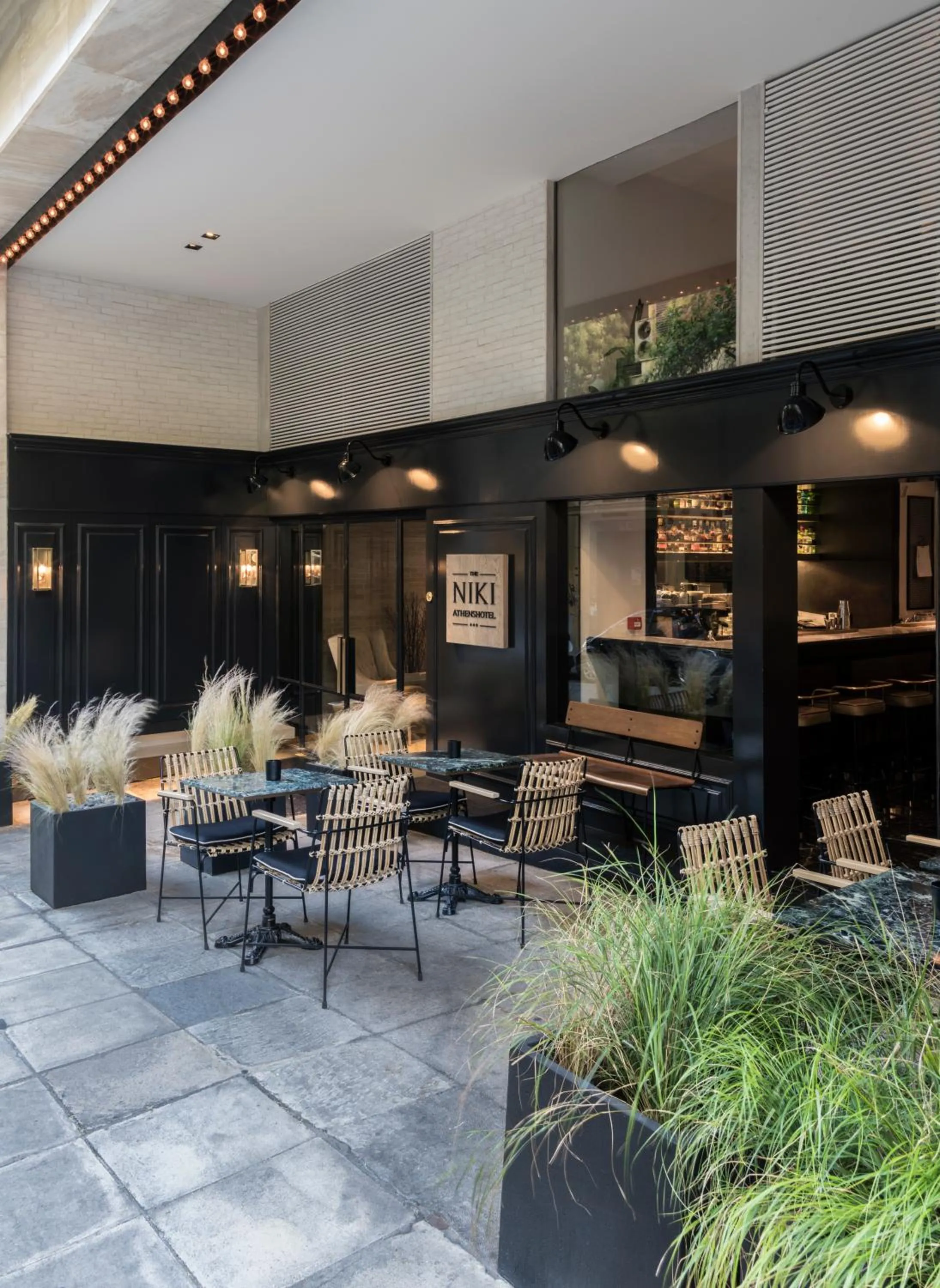 Facade/entrance in Niki Athens Hotel