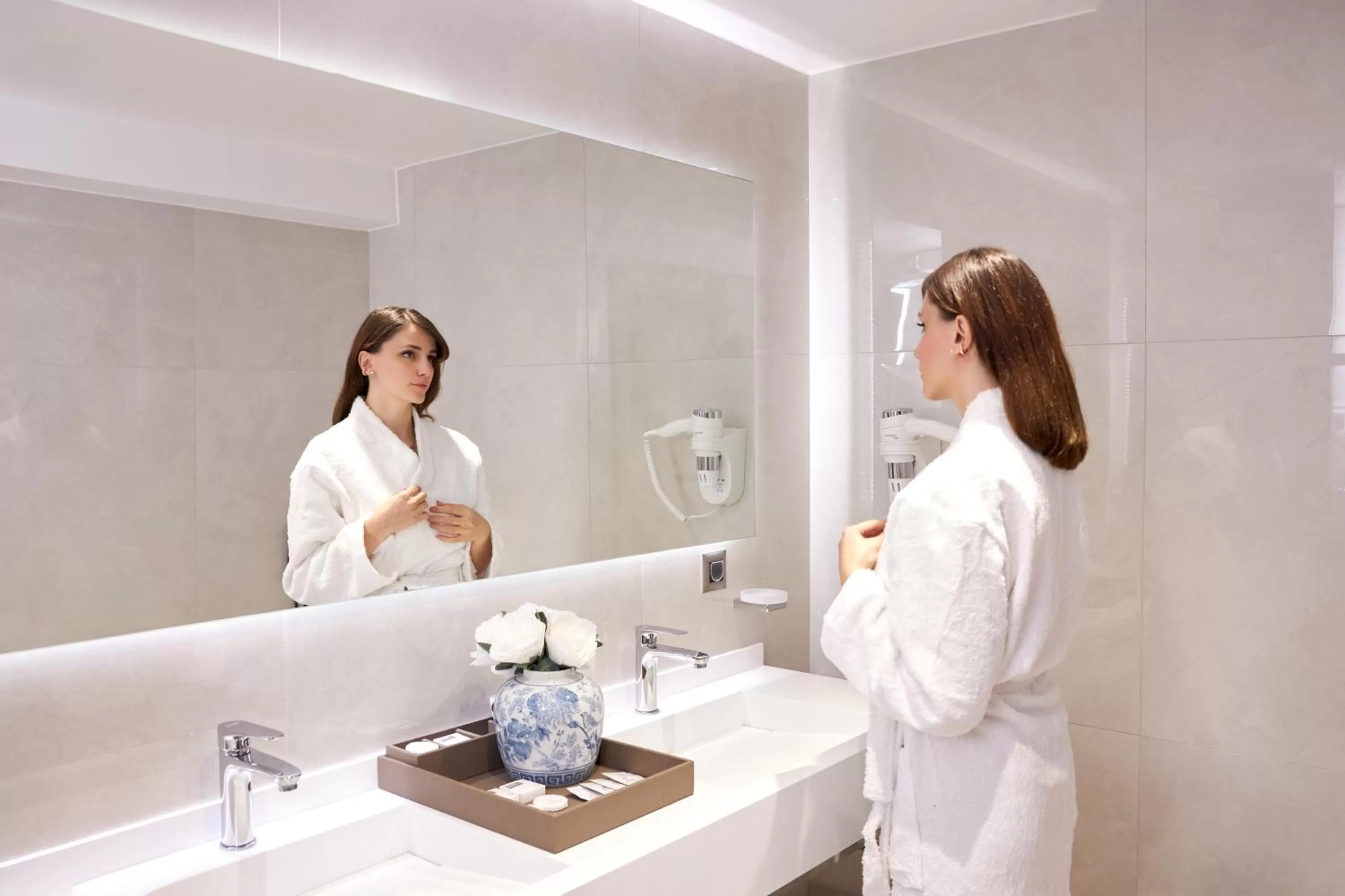Bathroom in Lady Diana Hotel