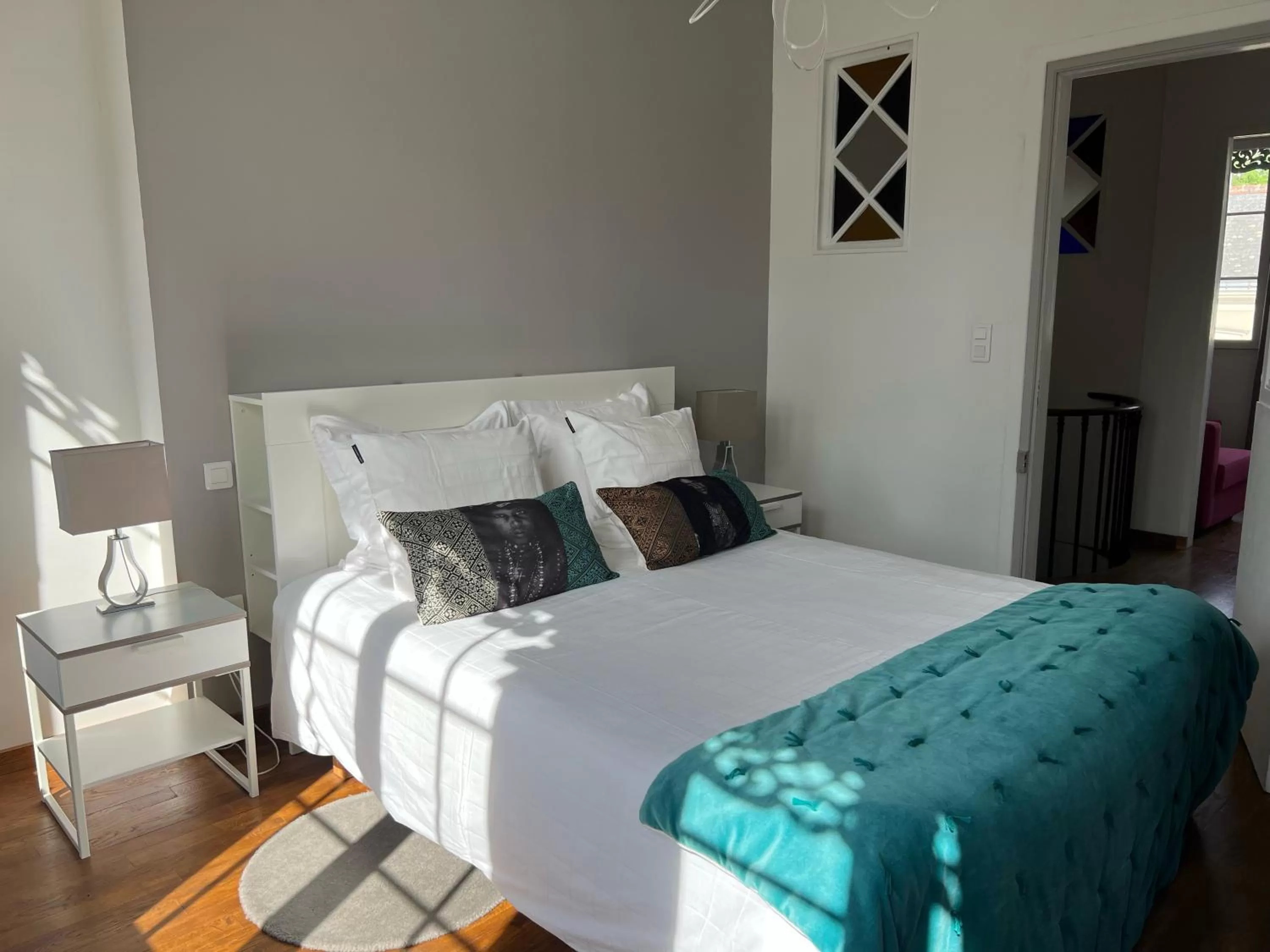 Bed in Chambres d'hôtes & Spa Les Perce Neige