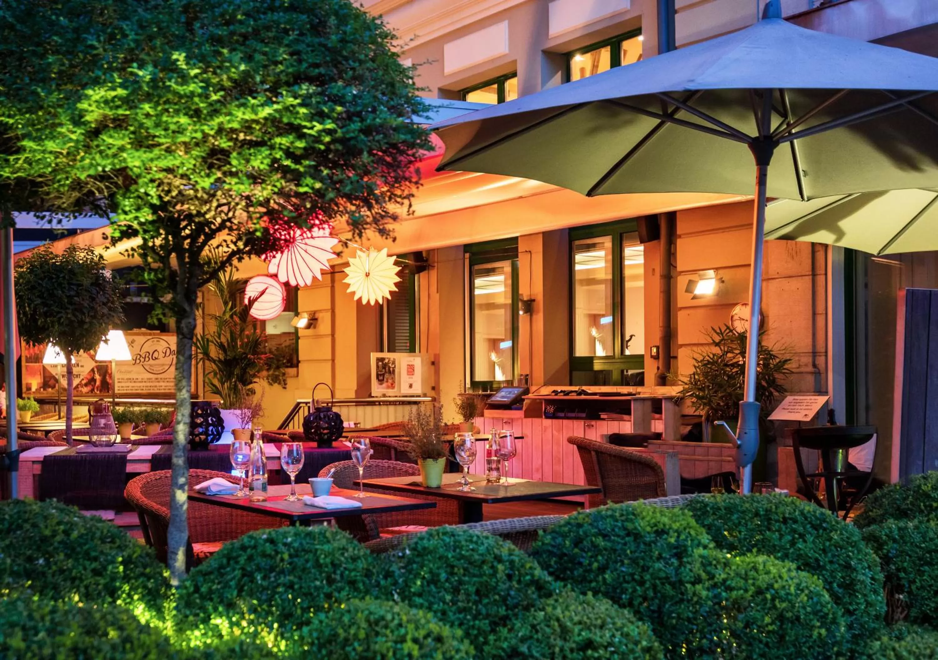 Patio in Central Plaza