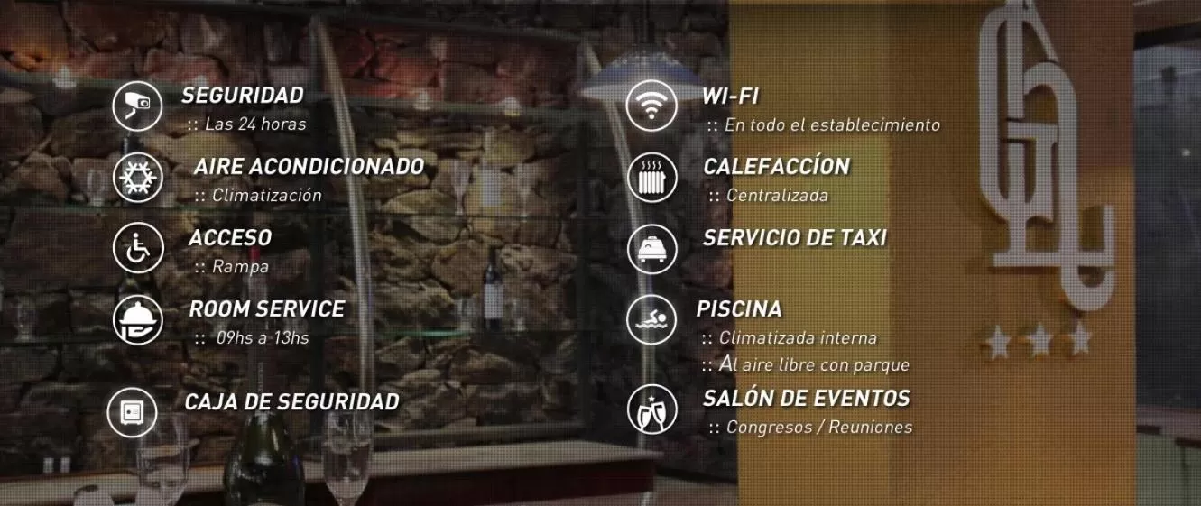 Logo/Certificate/Sign in Gran Lourdes Hotel by CPH