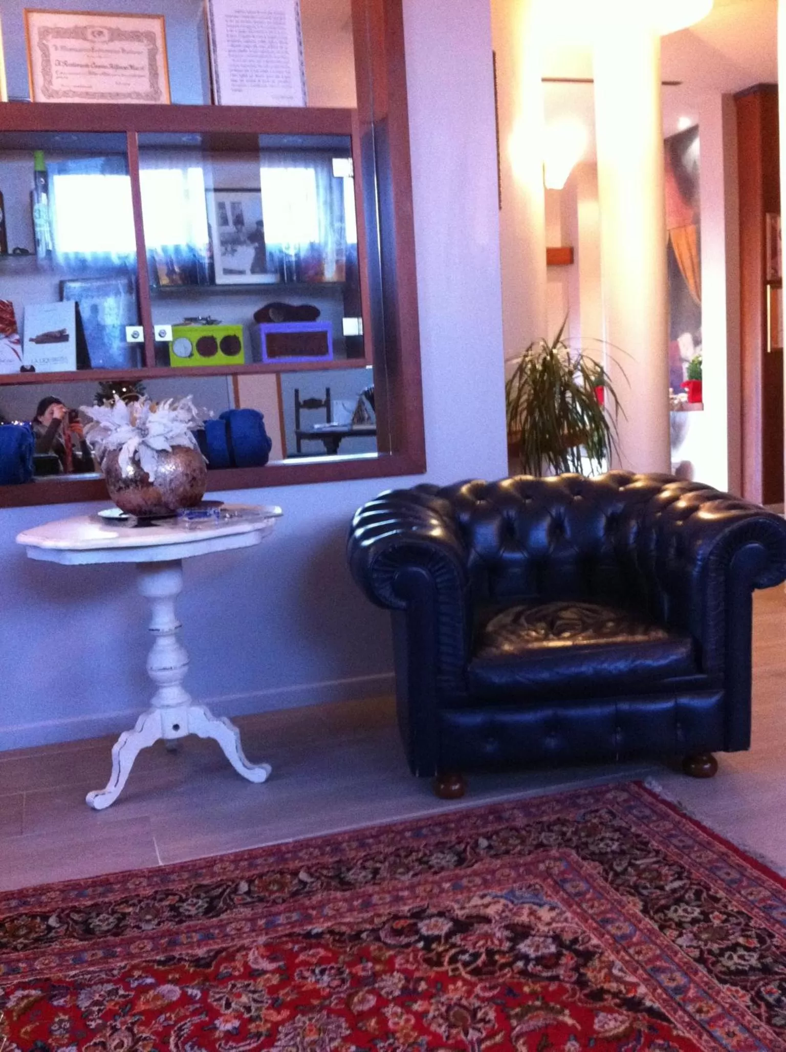 Lobby or reception in Hotel Piero Della Francesca