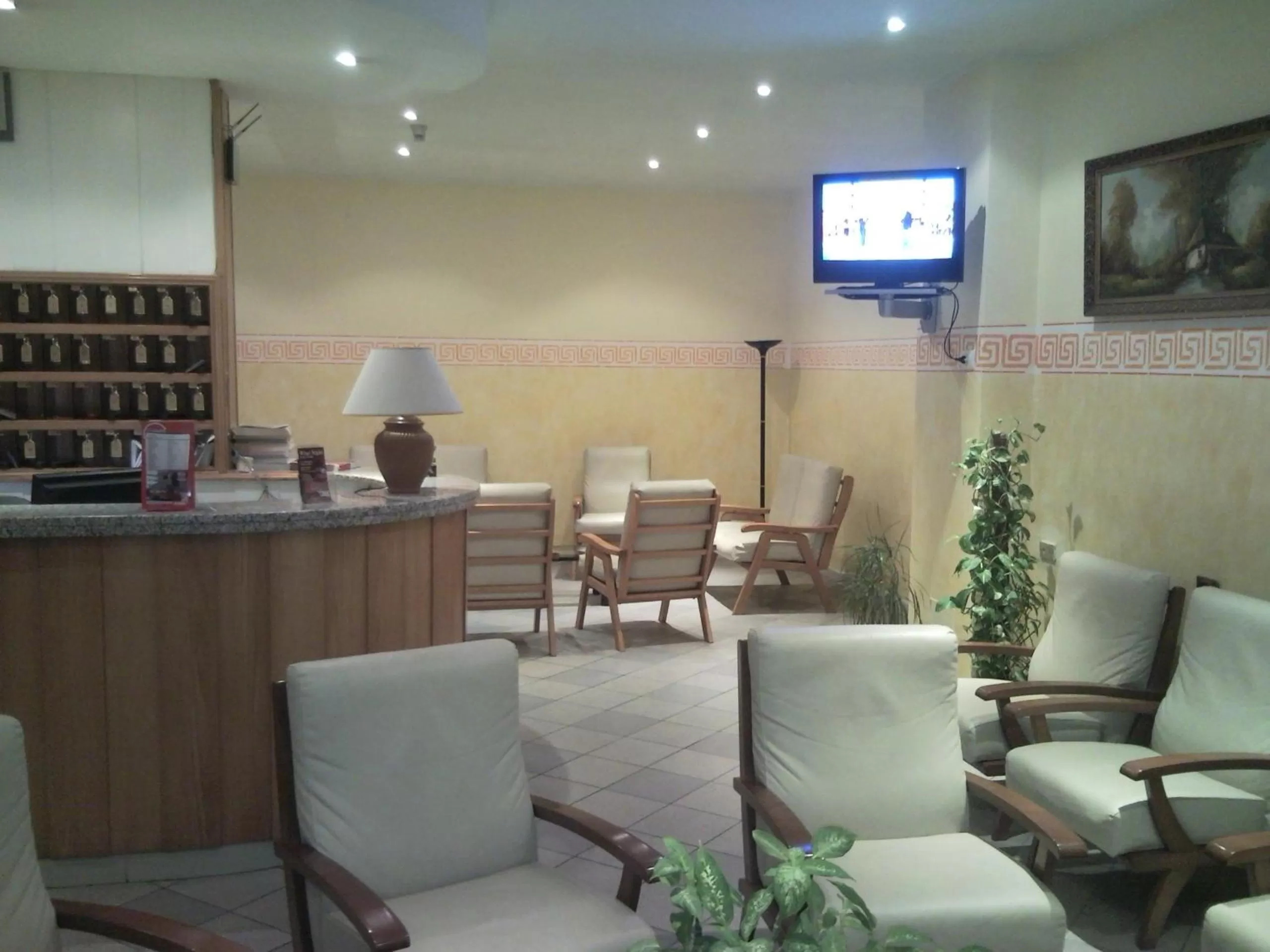 Communal lounge/ TV room in Hotel Trasimeno Bittarelli