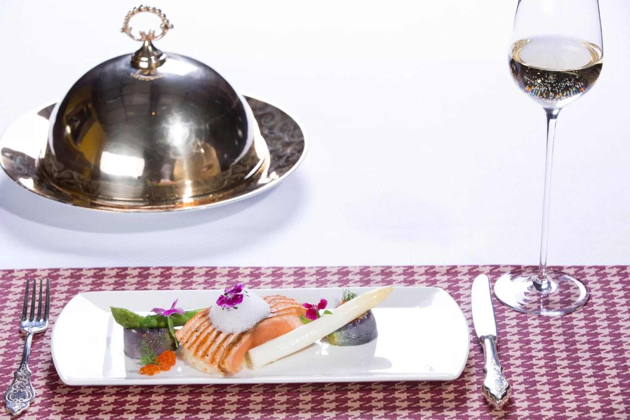 Food close-up in Taj Palace, New Delhi