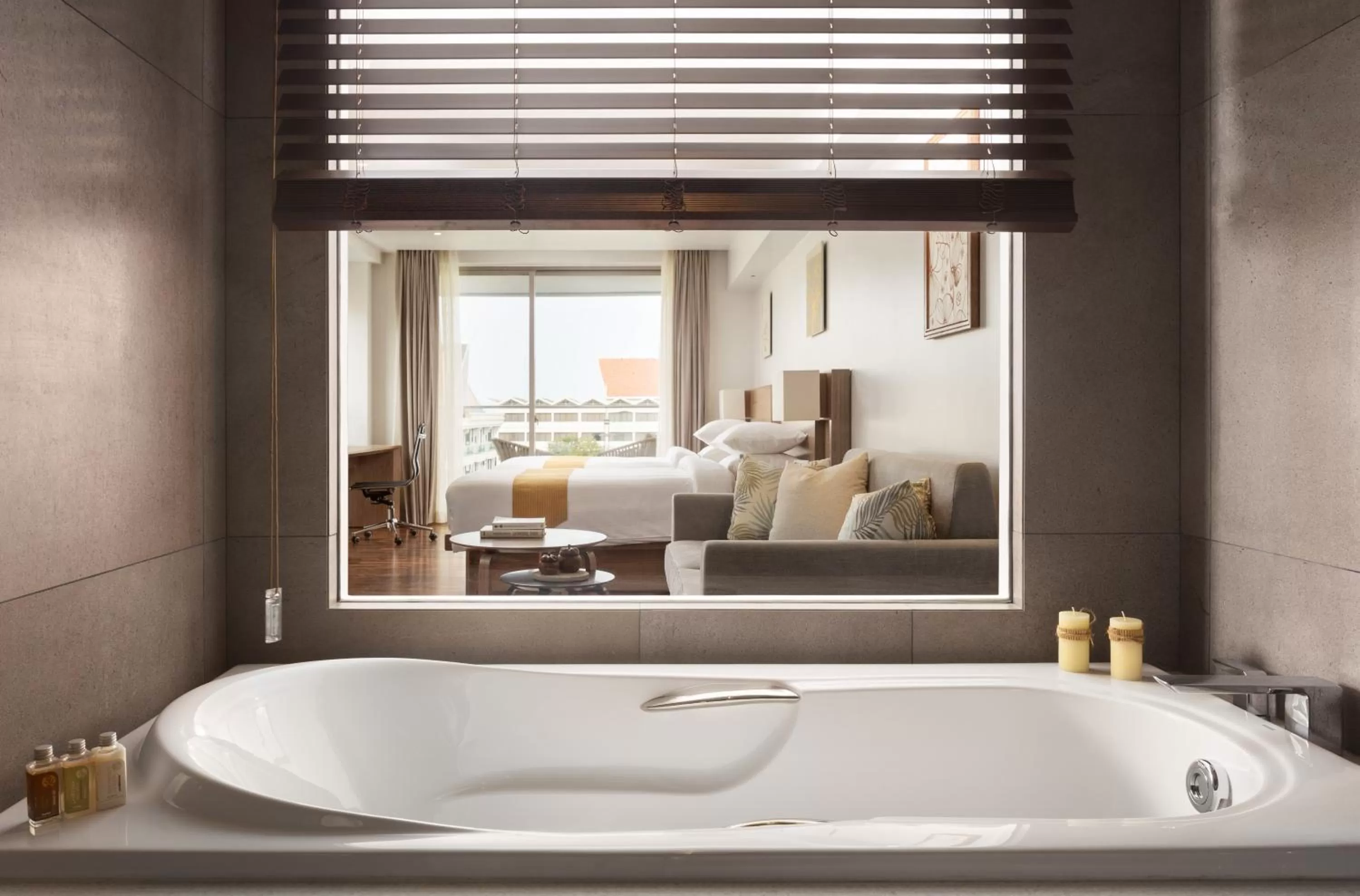 Bathroom, Bed in Hotel Emion Phnom Penh