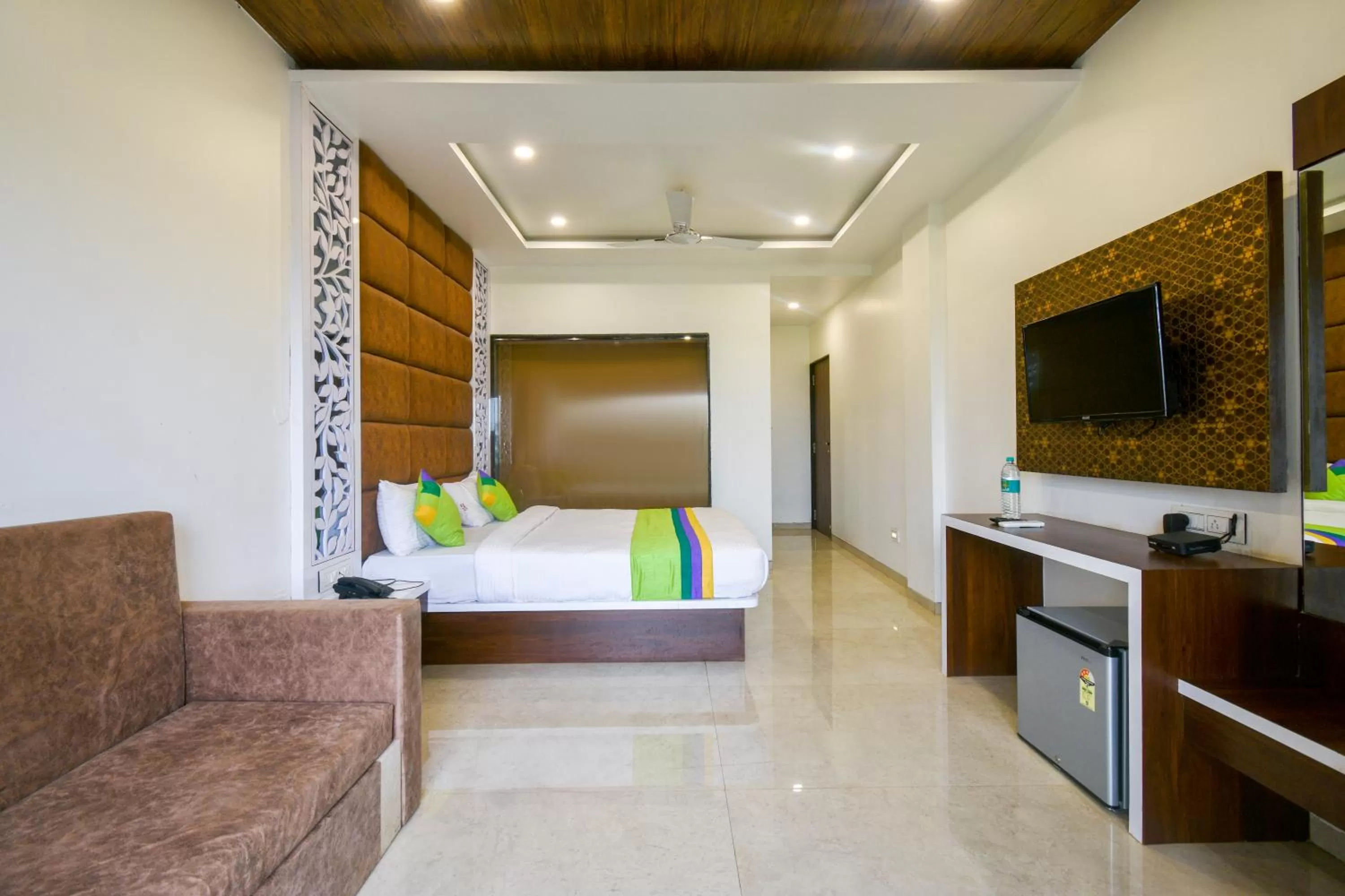 Bed in Treebo Prince Palace