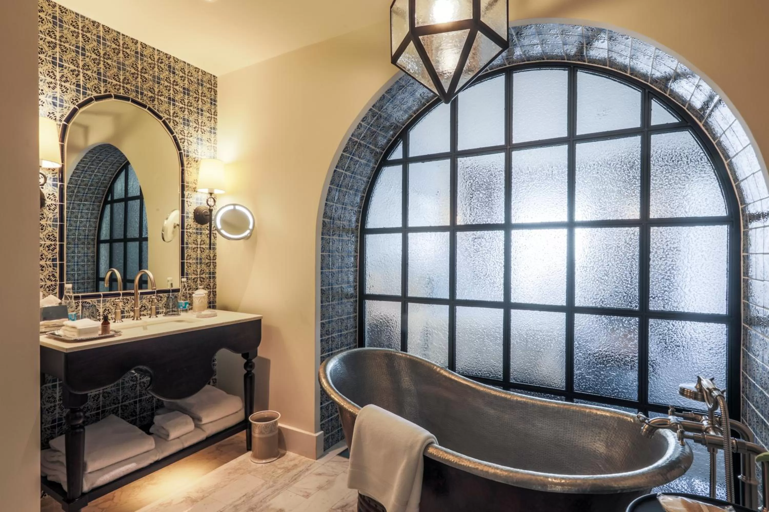 Bathroom in Banyan Tree Puebla