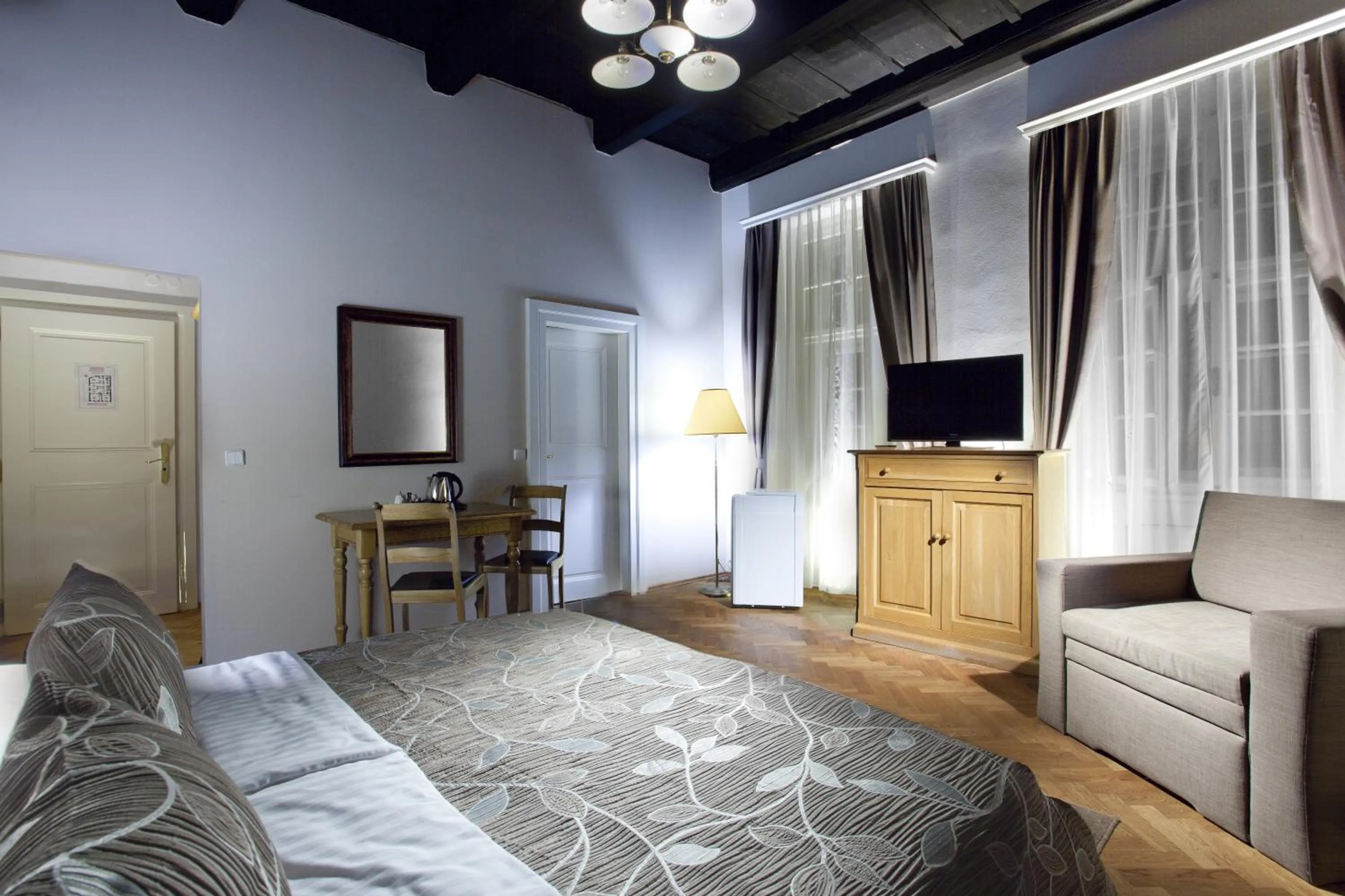 Bed in Hotel Pod Věží