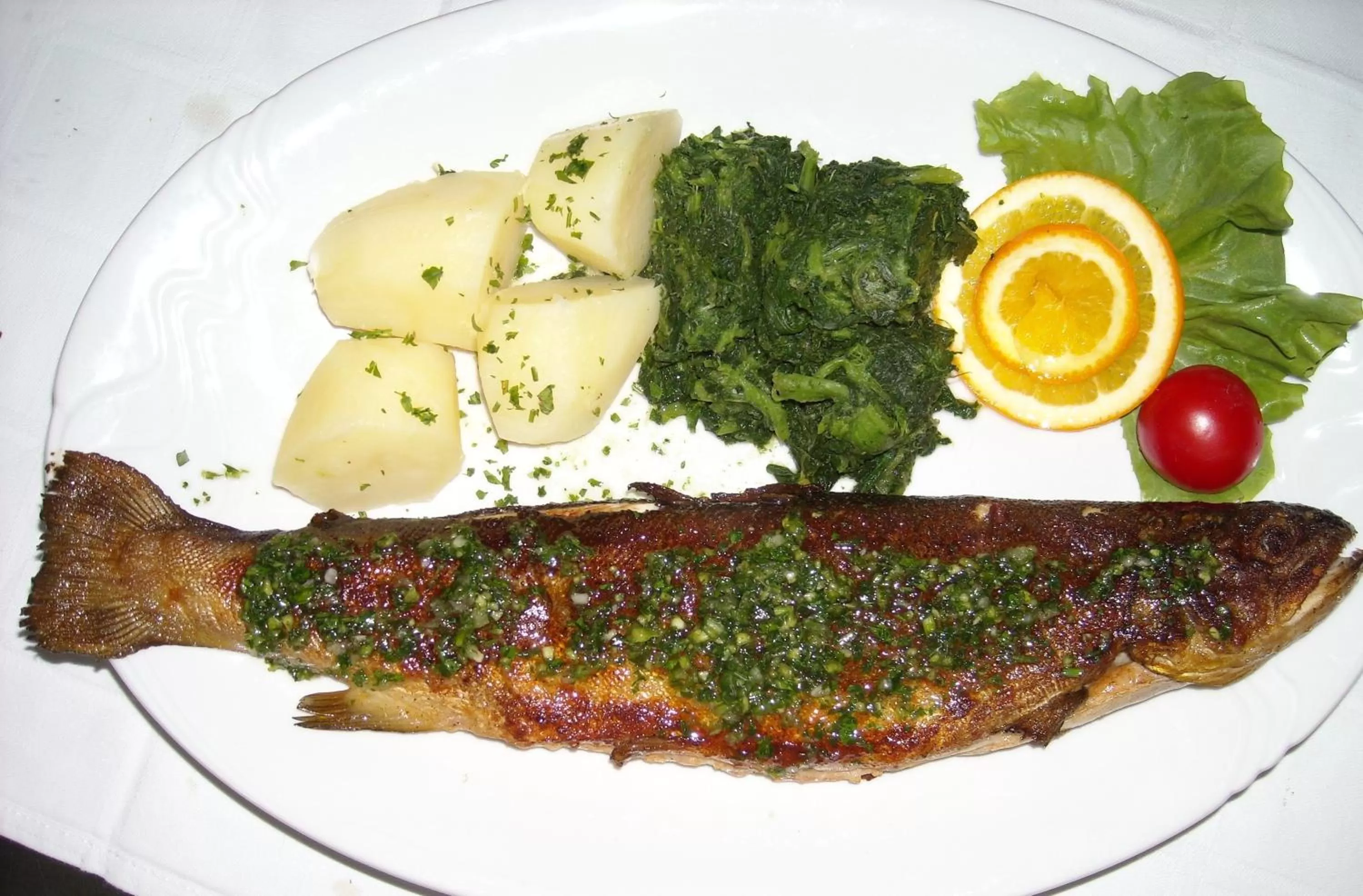 Food in Gostisce Jezero