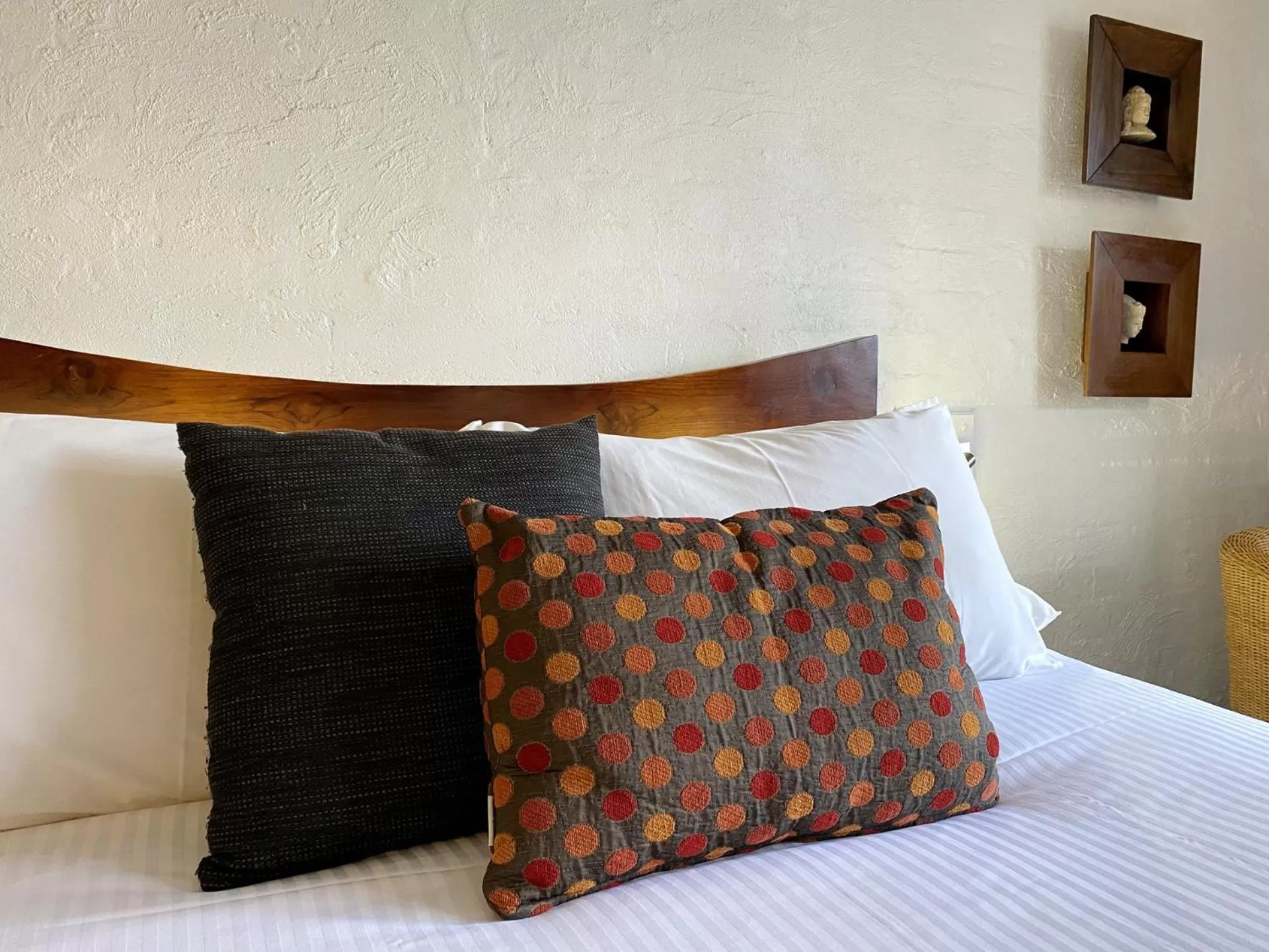 Decorative detail, Bed in Bay Breeze Boutique Accommodation