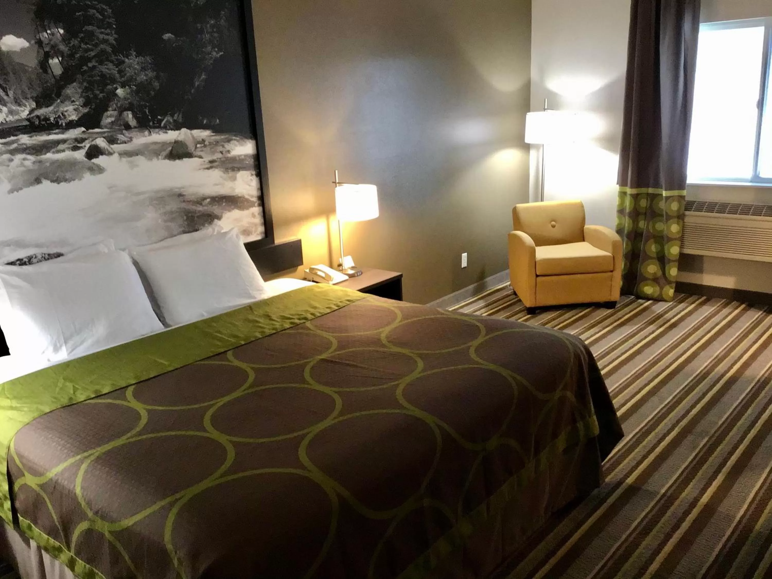 Bed in Super 8 by Wyndham Super 8 Blackfoot