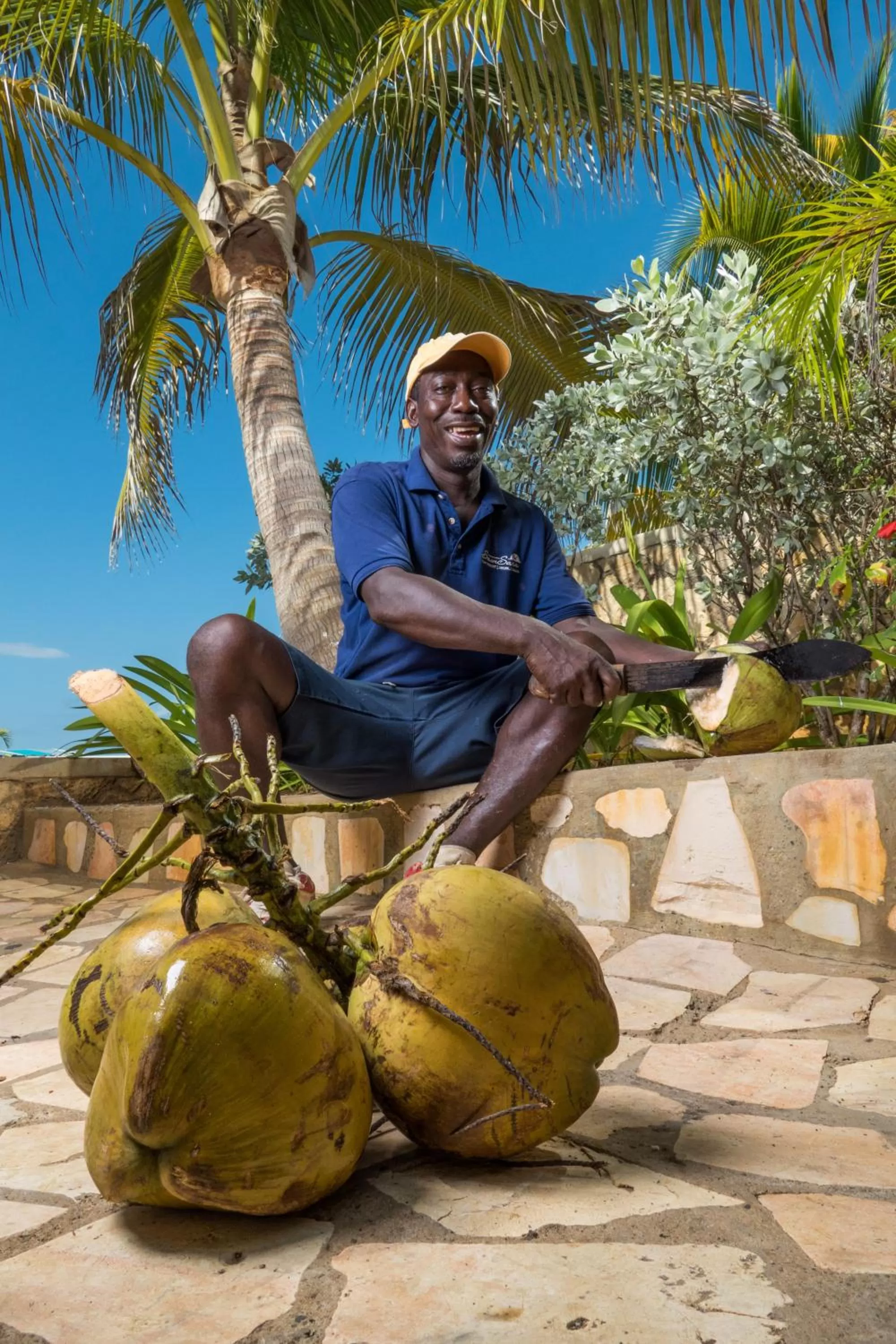 Staff in Samsara Cliff Resort