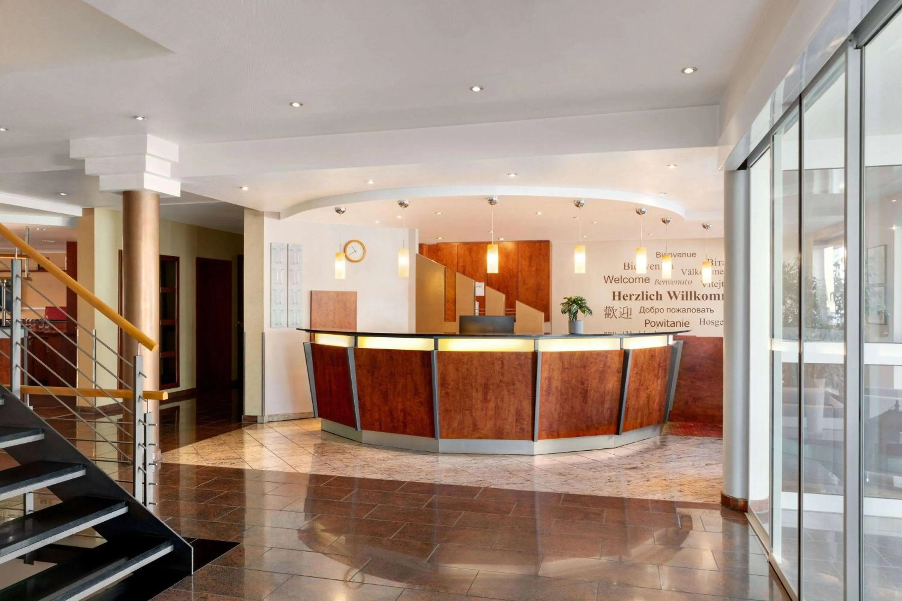 Lobby or reception in Amedia Frankfurt Russelsheim Trademark Collection by Wyndham