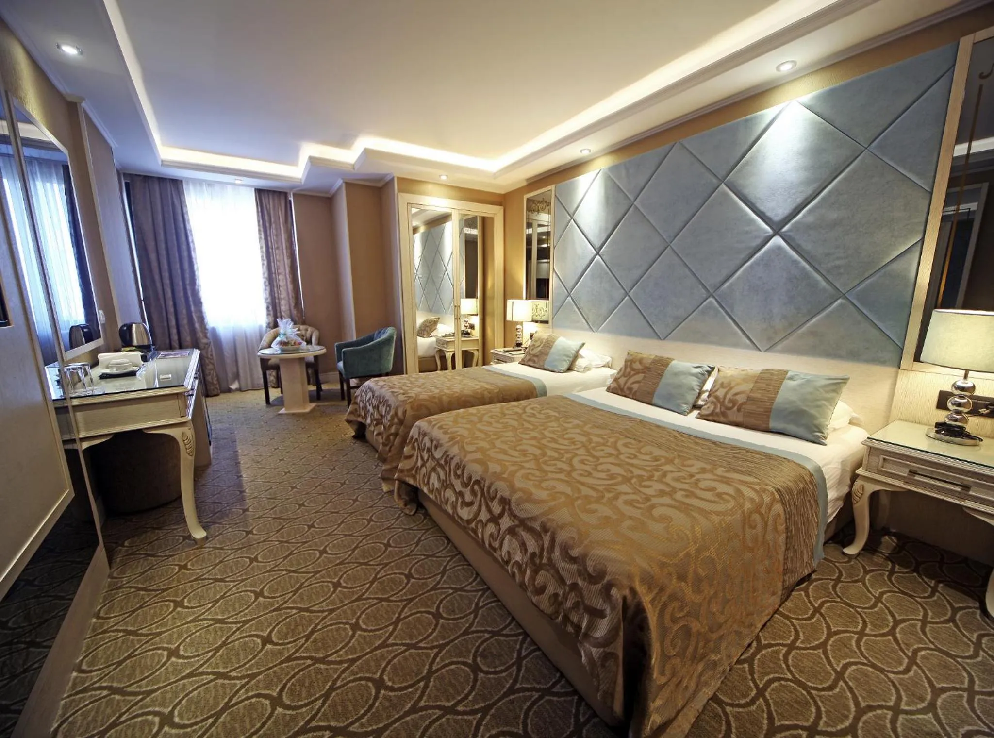 Bed in Black Bird Hotel