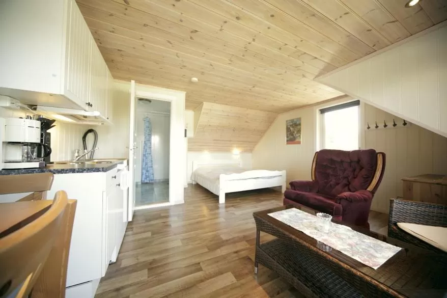 Photo of the whole room, Bed in Sørlandet Feriesenter