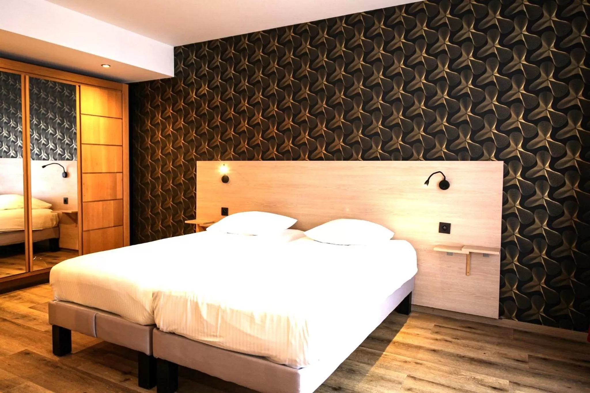 Bed in Wellness Apart Hotel