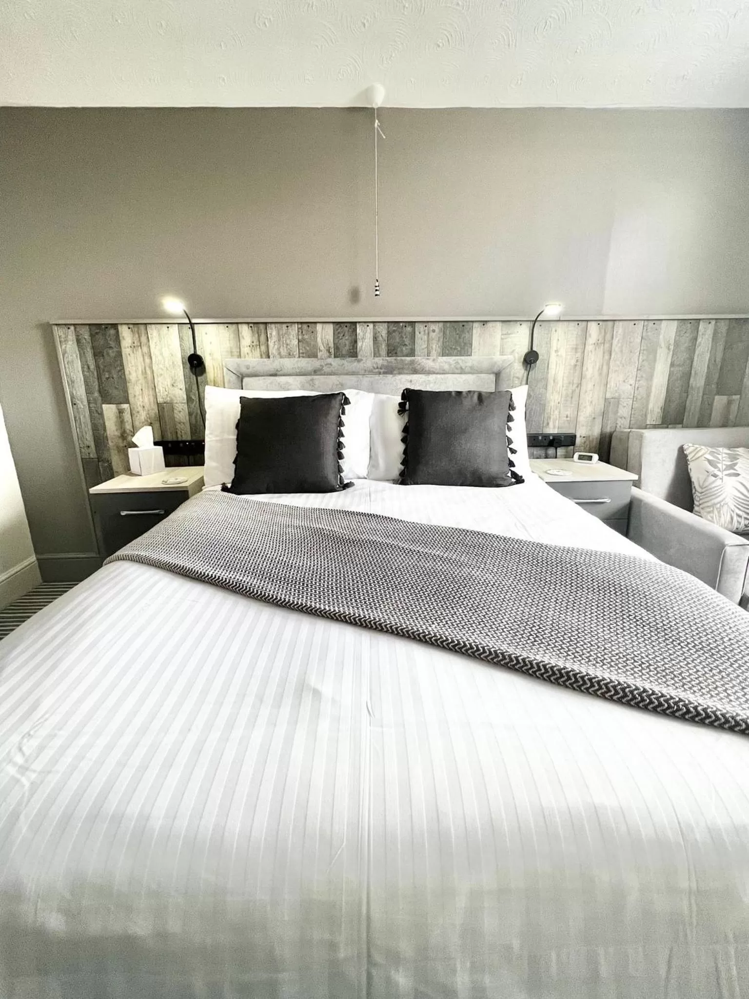 Bed in Belle Dene Guest House