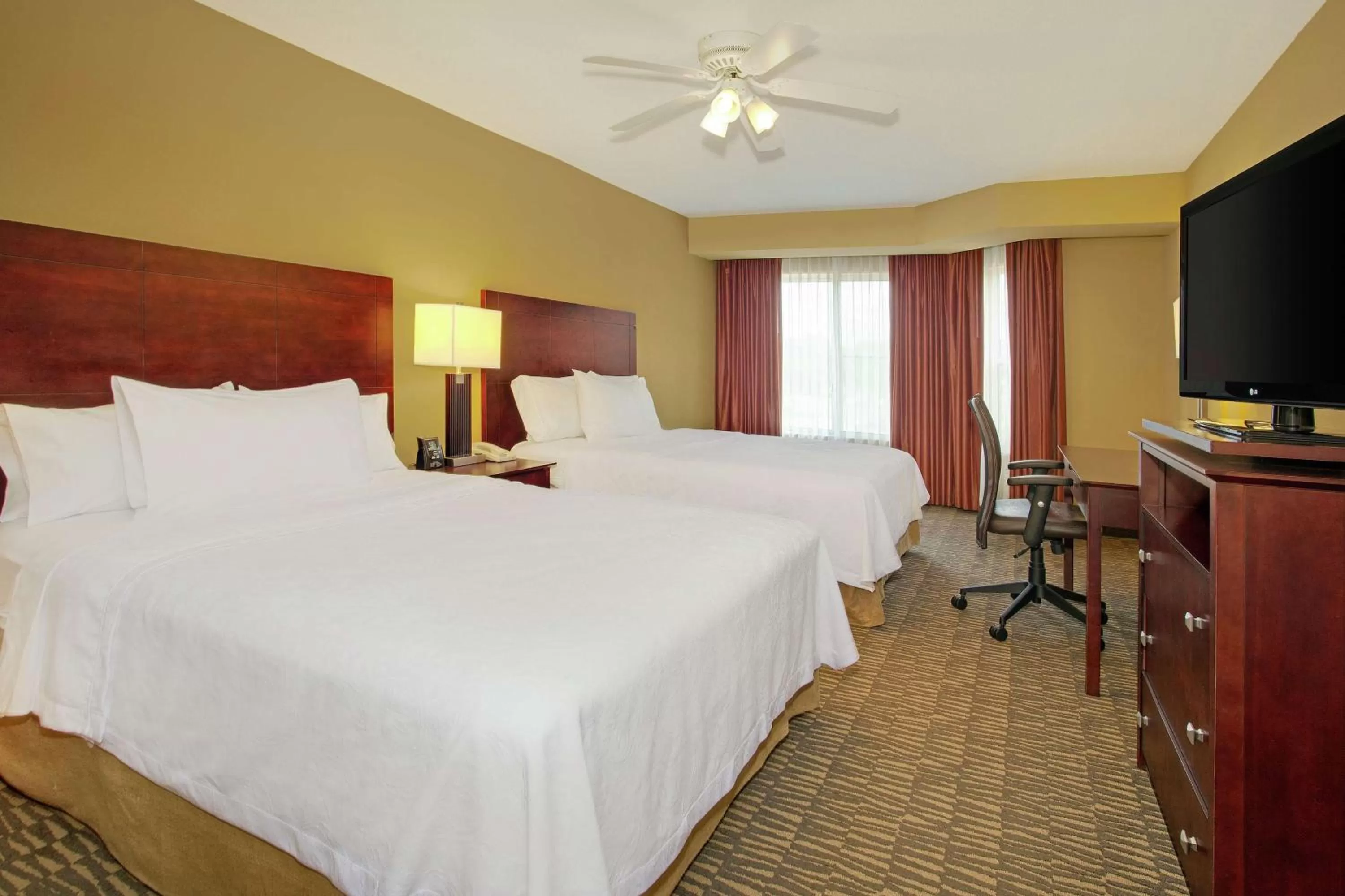 Bedroom, Bed in Homewood Suites by Hilton Tampa-Brandon