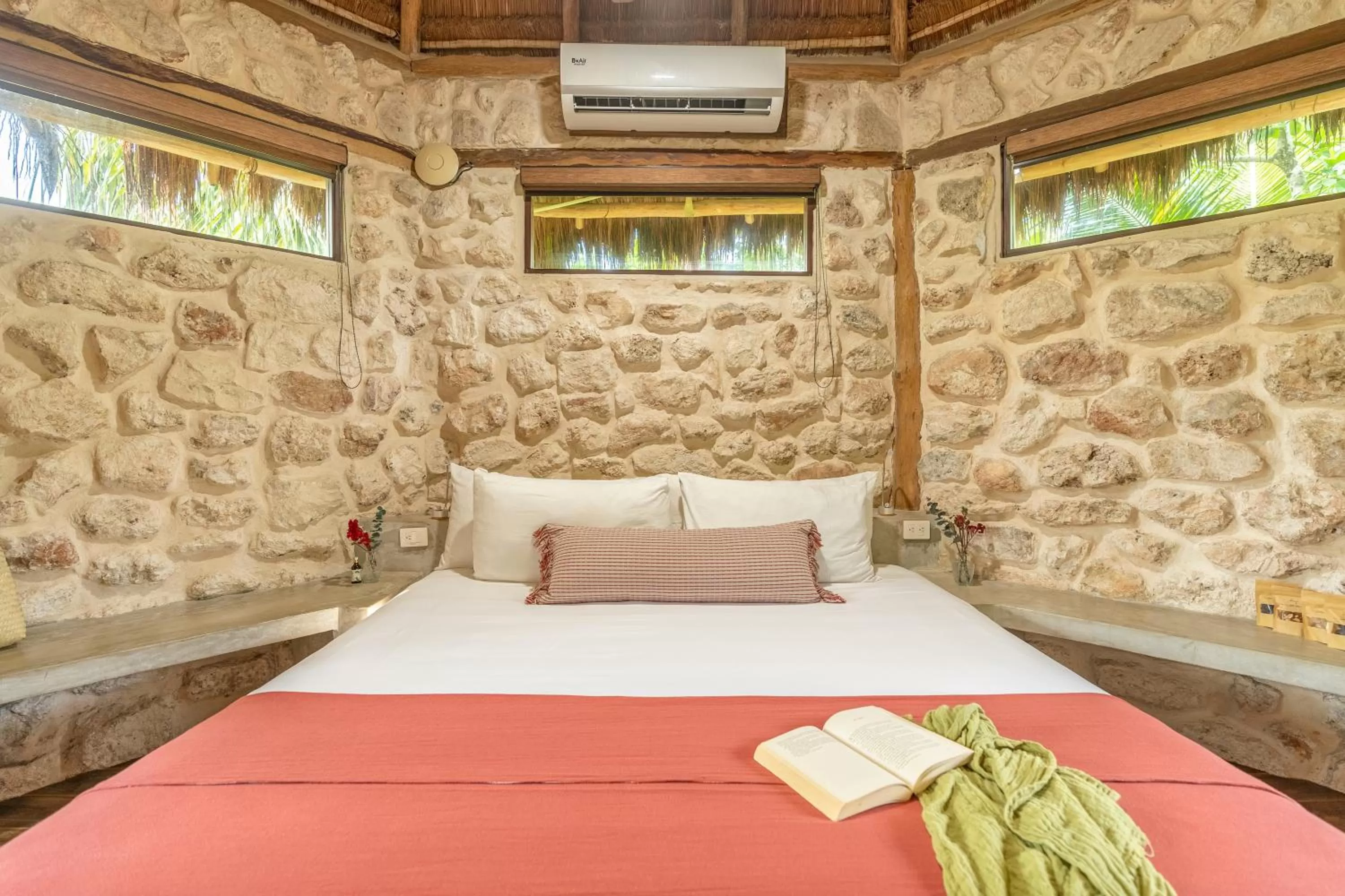 Bed in Alaya Tulum by Ahau Collection