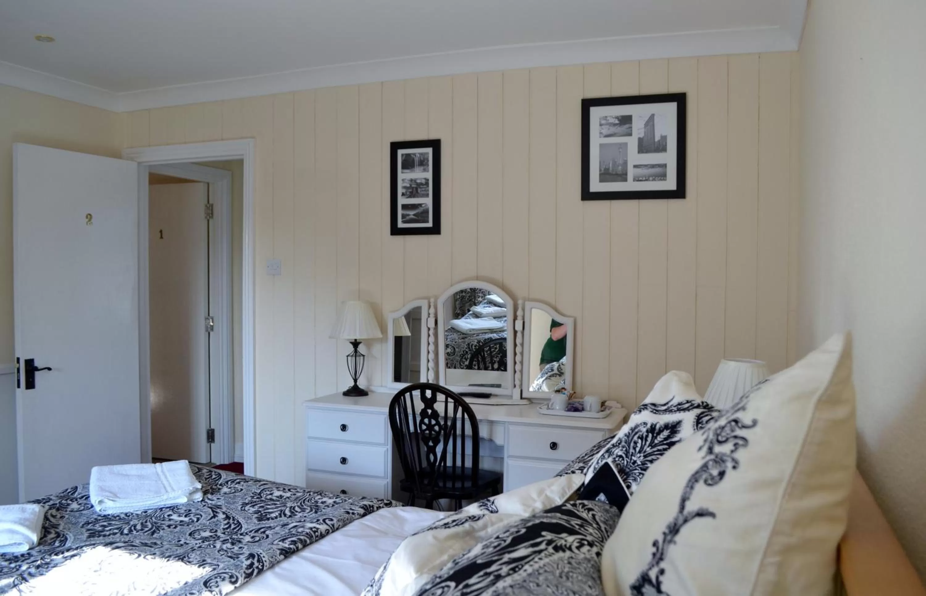 Bed in The Highwayman Hotel