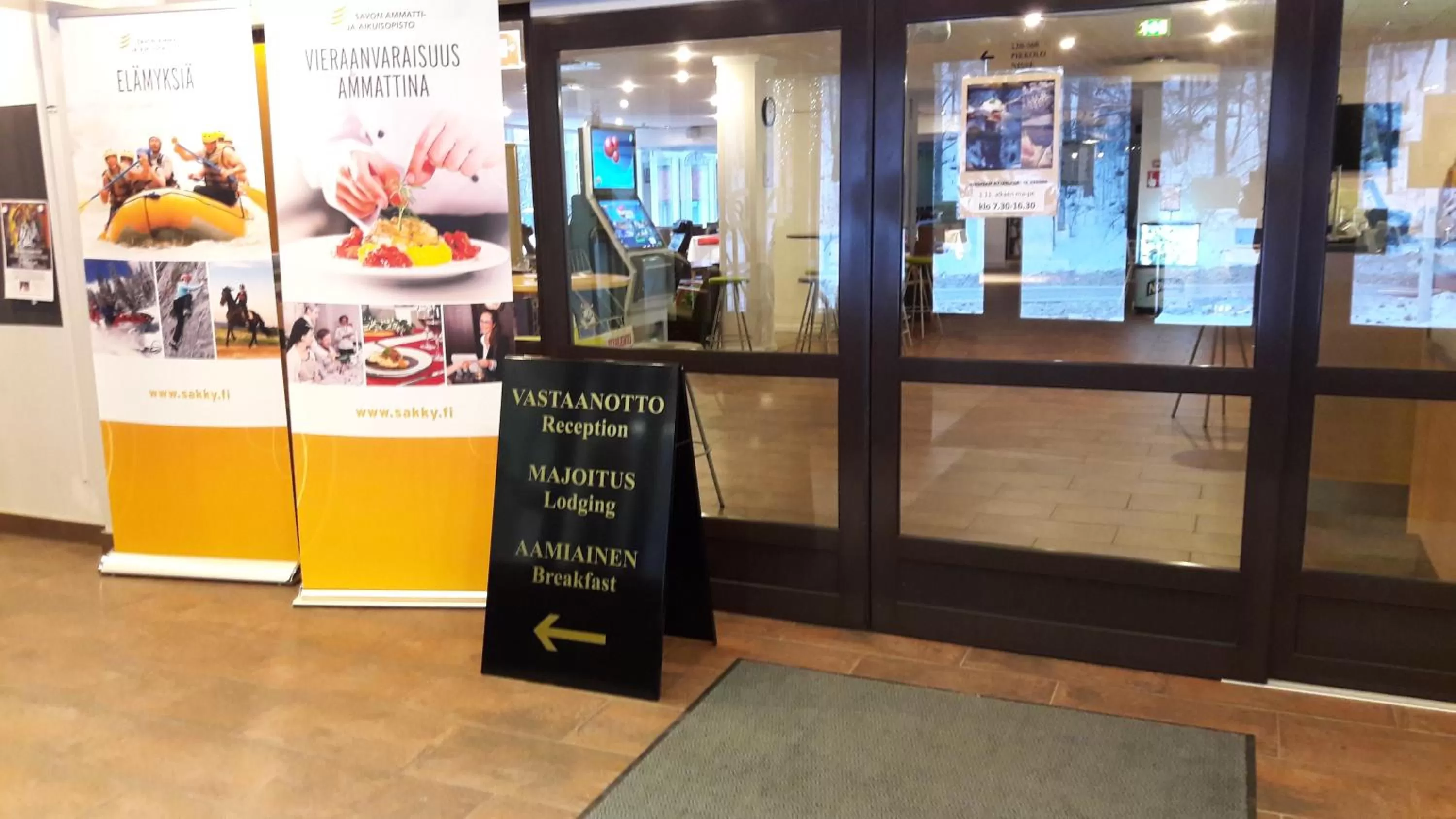 Facade/entrance in Economy Hotel Savonia