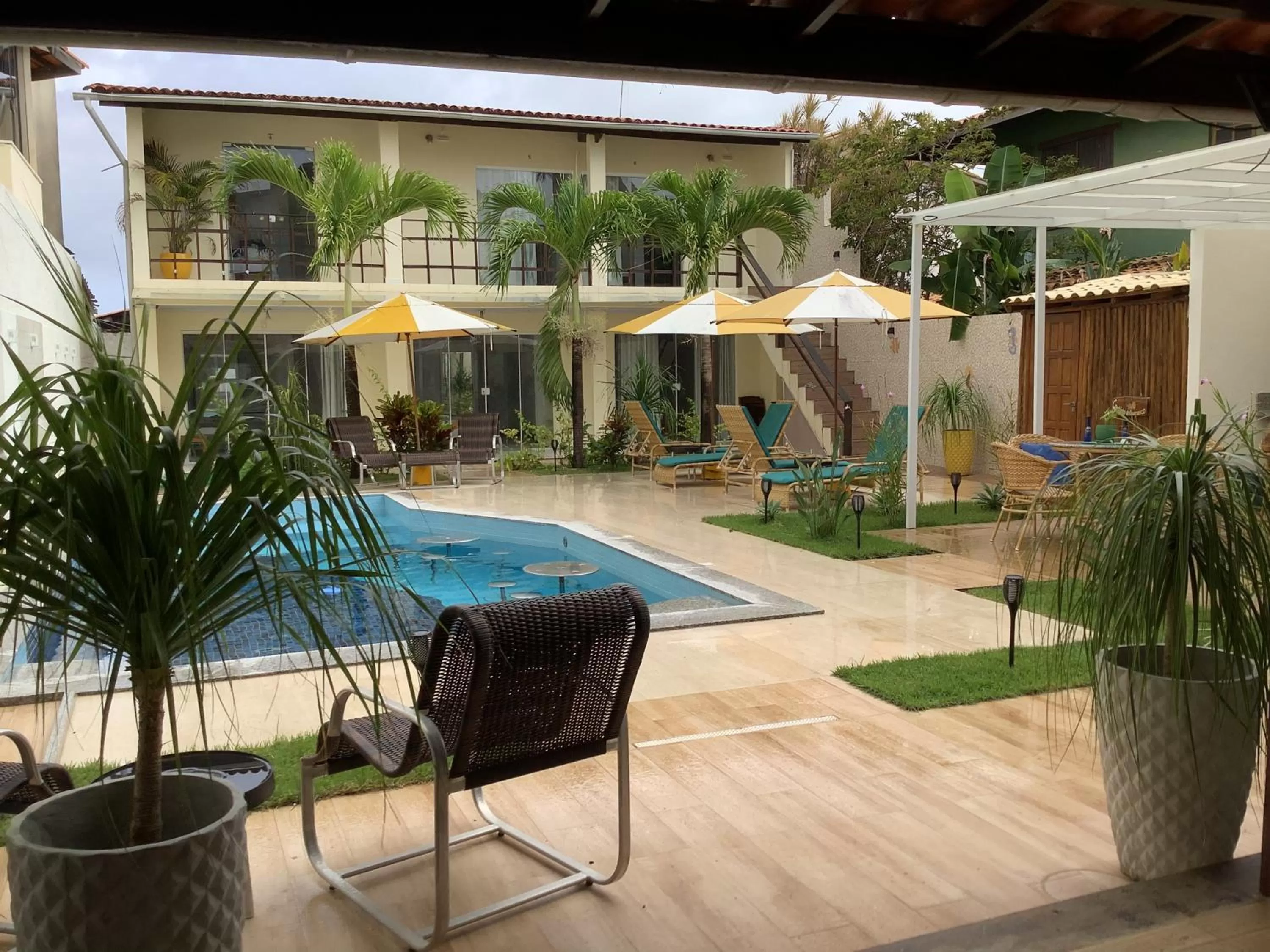 Patio in Pousada Villa Encantada LGBTQIAPlus