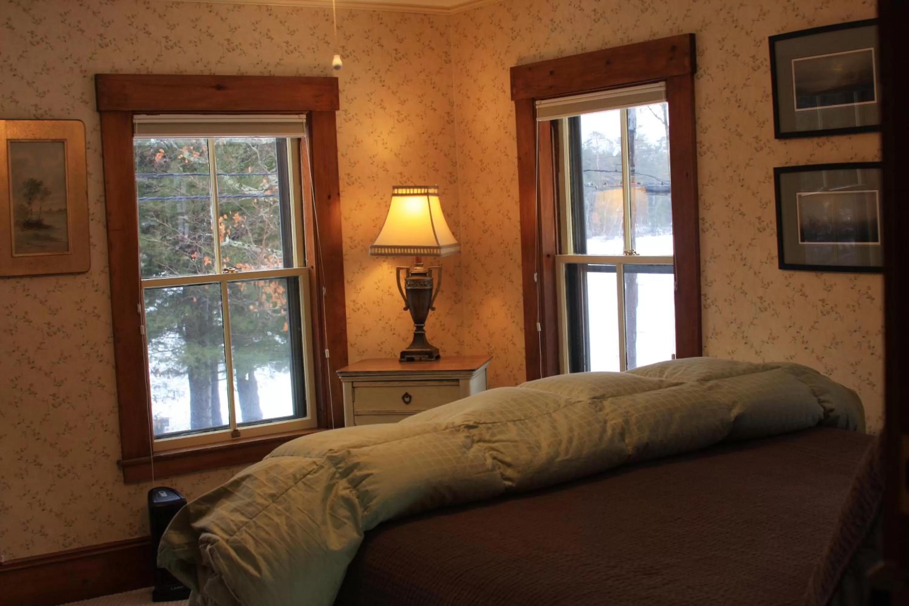 Lake view, Bed in Follansbee Inn