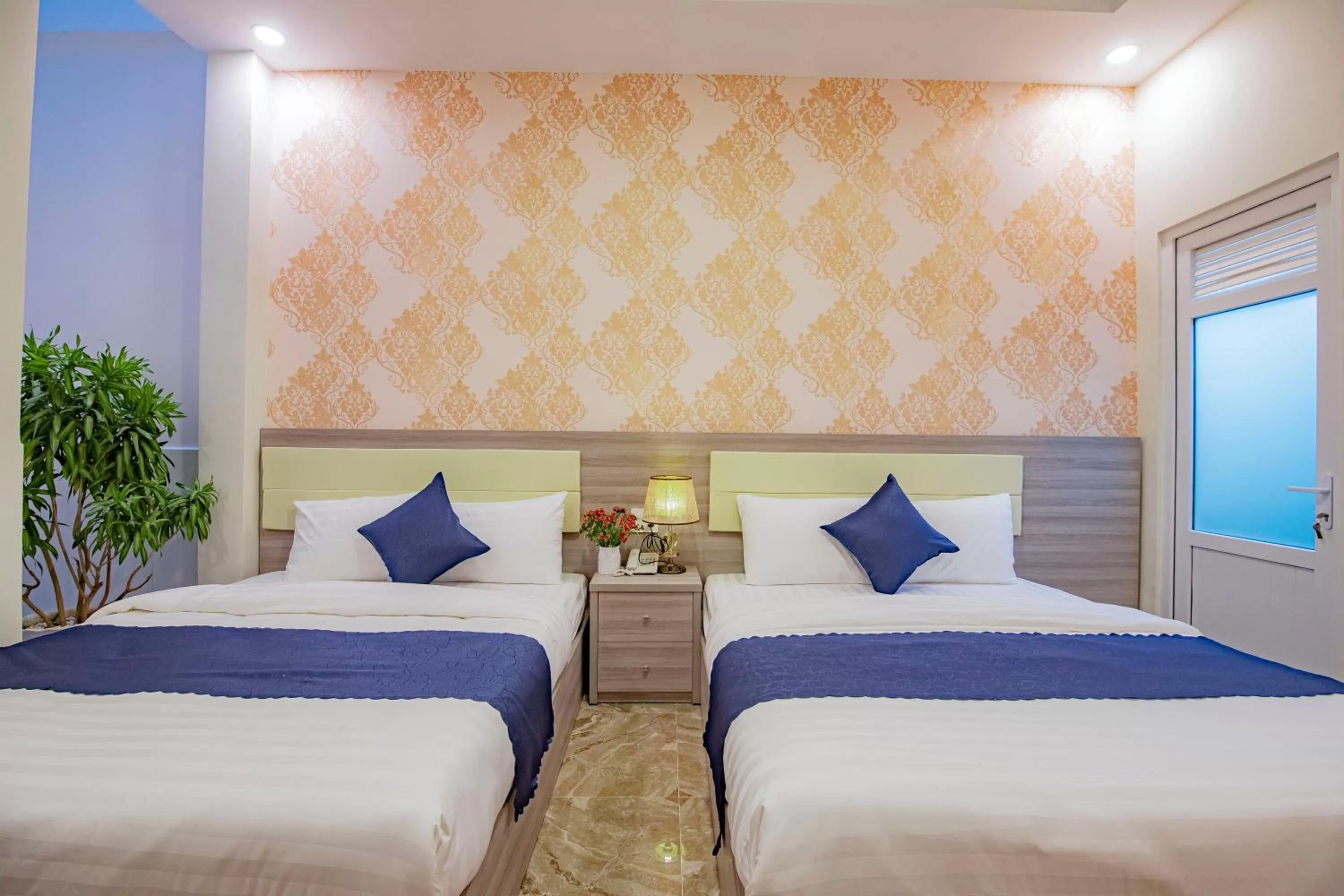 Bed in Khanh Uyen 1 Hotel