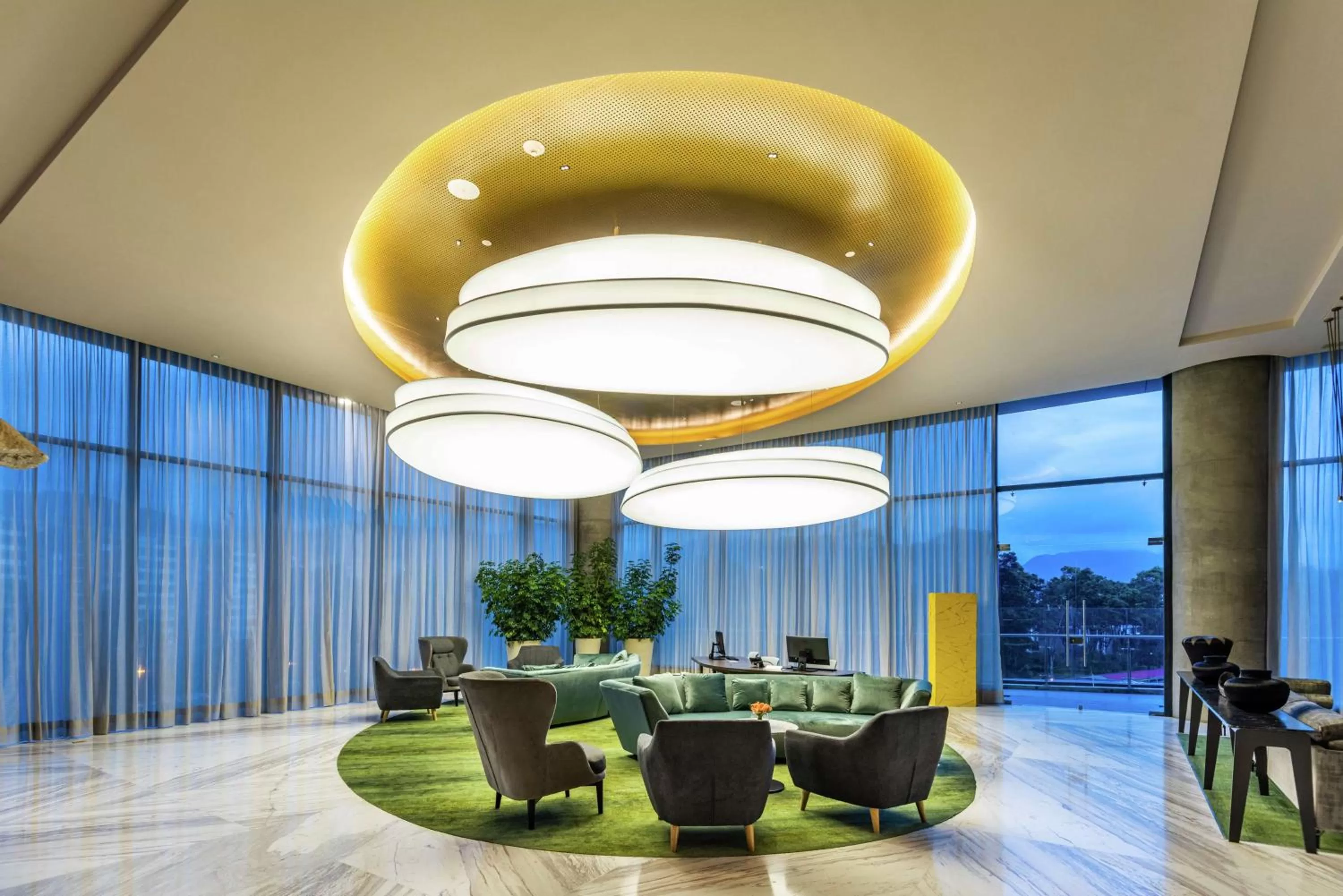 Lobby or reception in Hilton Bogota Corferias