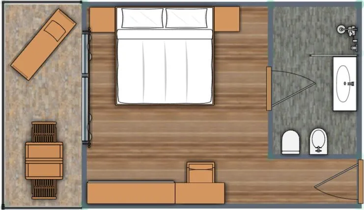 Double or Twin Room in Cristallo Sport & Wellness Hotel