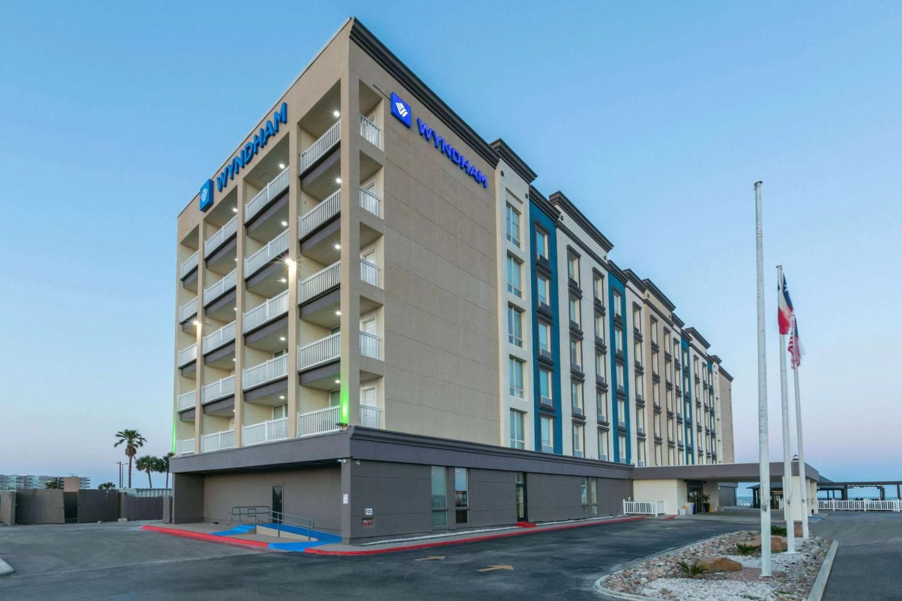 Property building in Wyndham Corpus Christi Resort North Padre Island