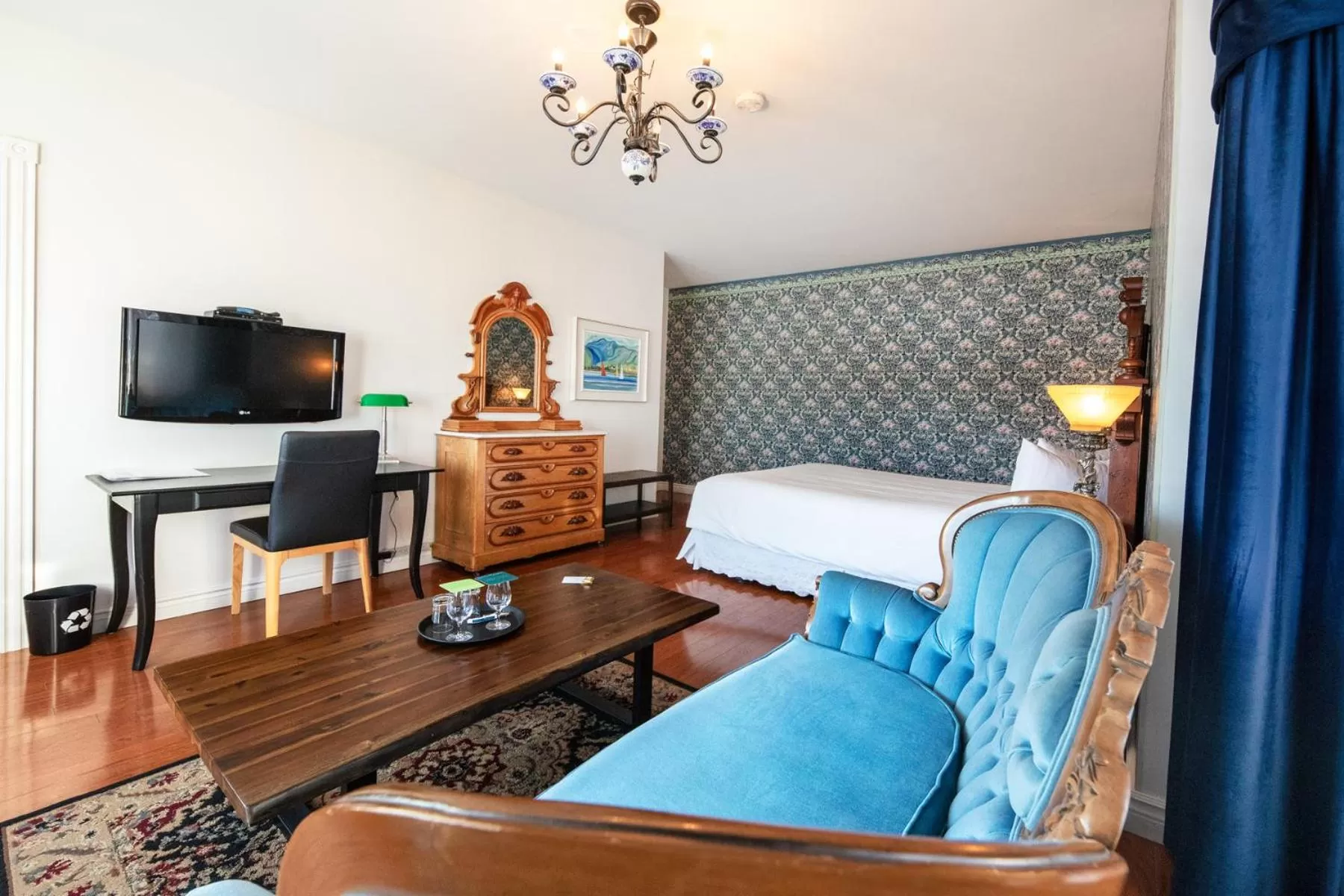 Living room in Auberge Sous les Arbres