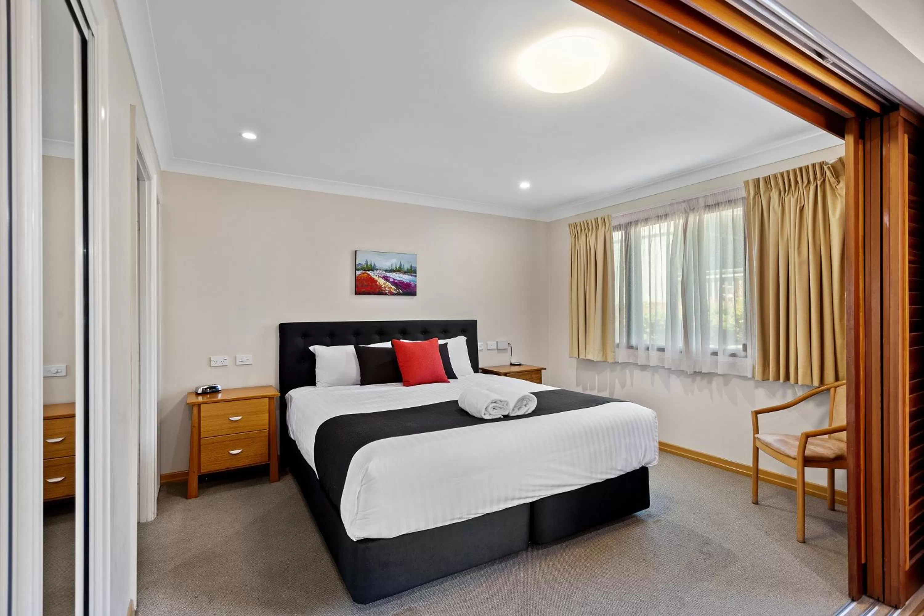 Bedroom, Bed in Eastgate on the Range Motel