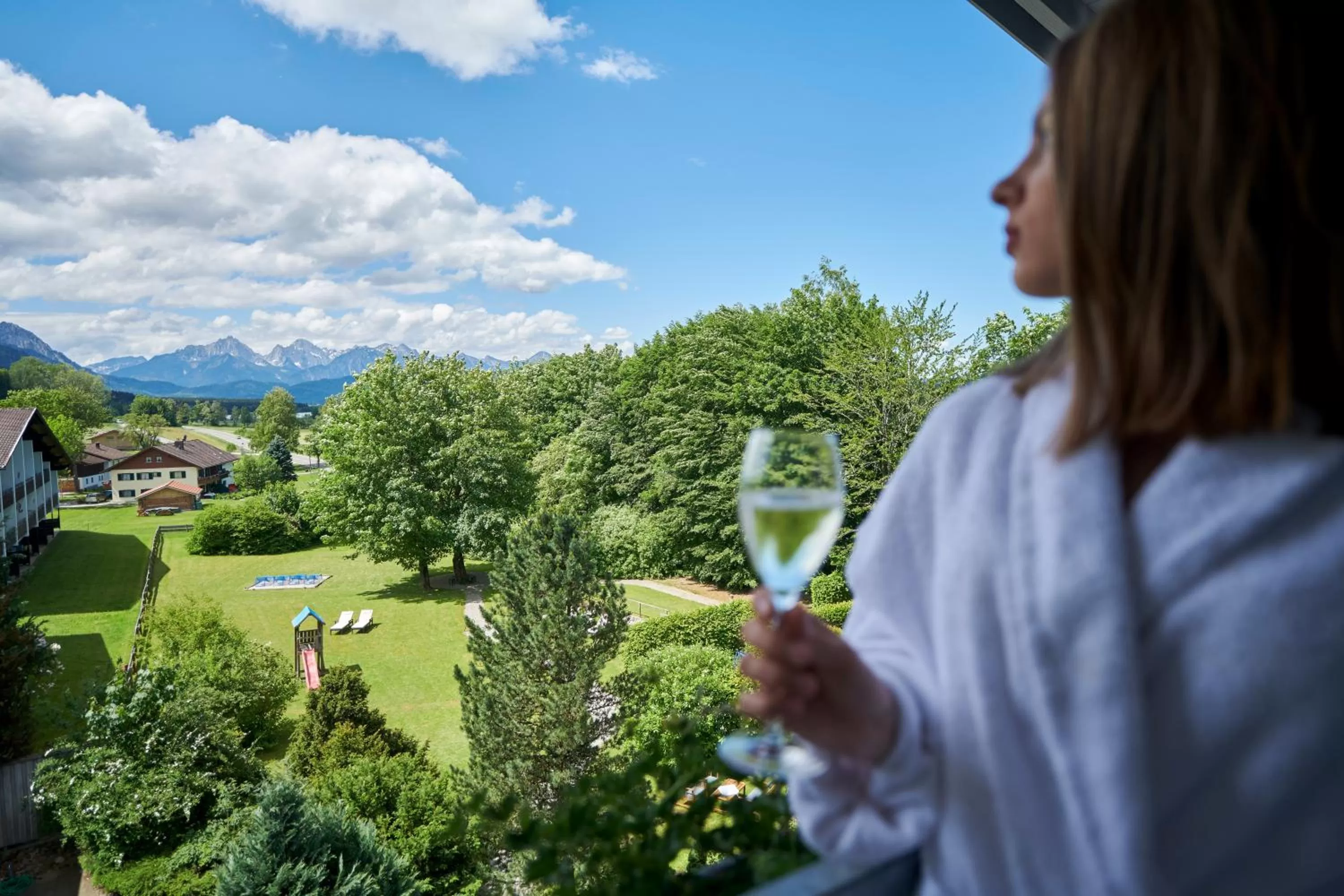 Natural landscape in Hotel Bannwaldsee