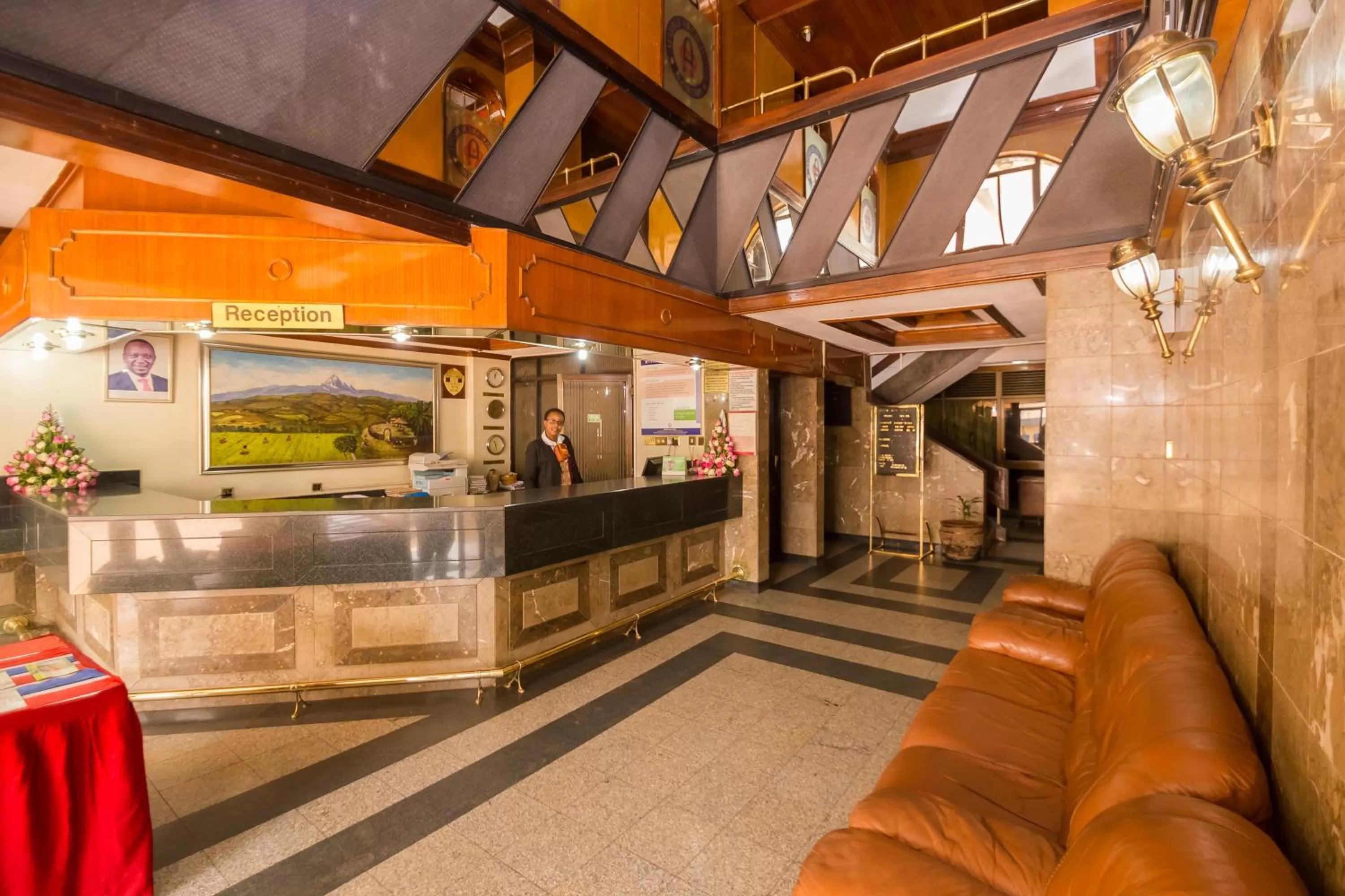 Lobby or reception in Marble Arch Hotel