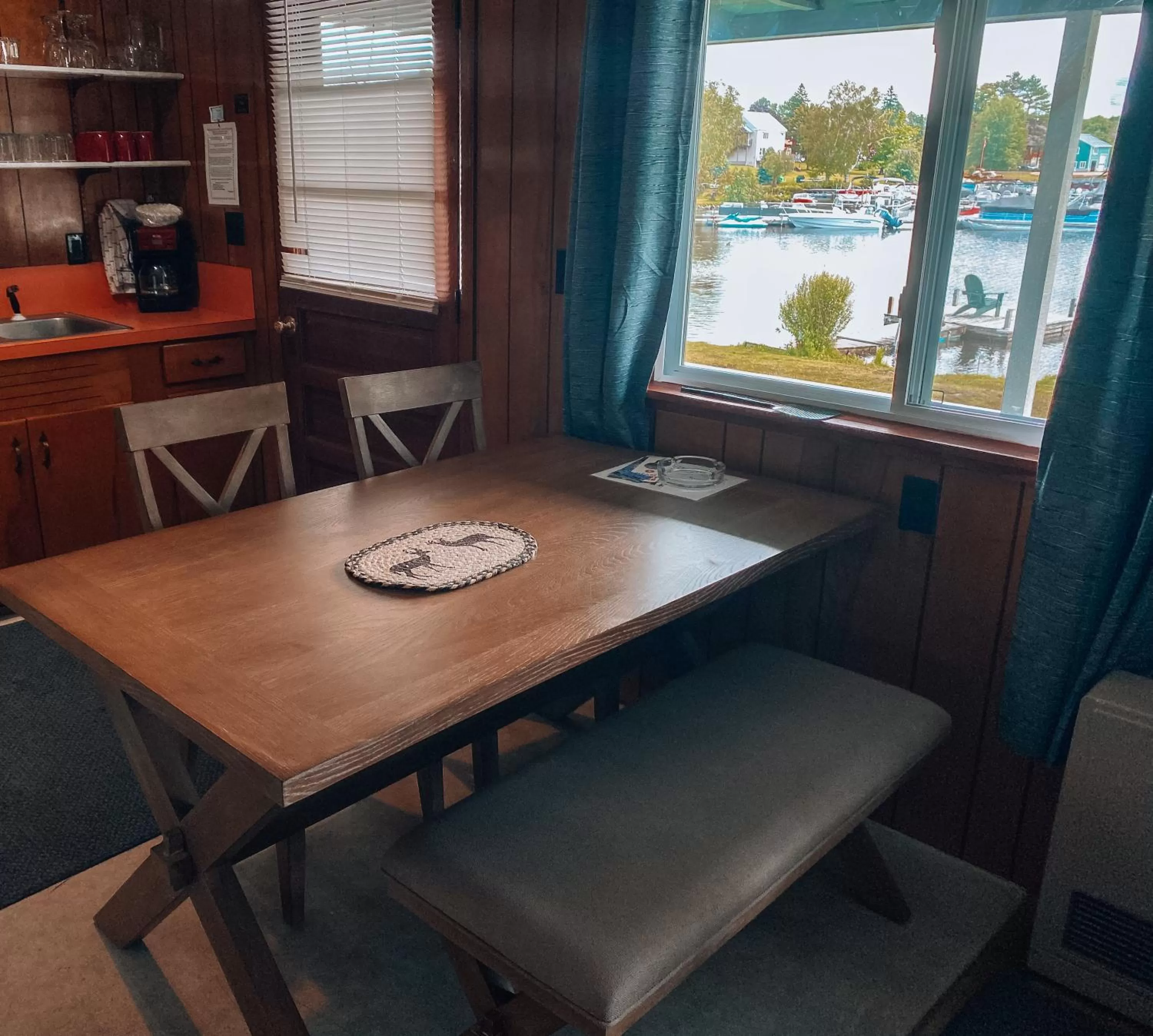 Dining area in Rangeley Town & Lake