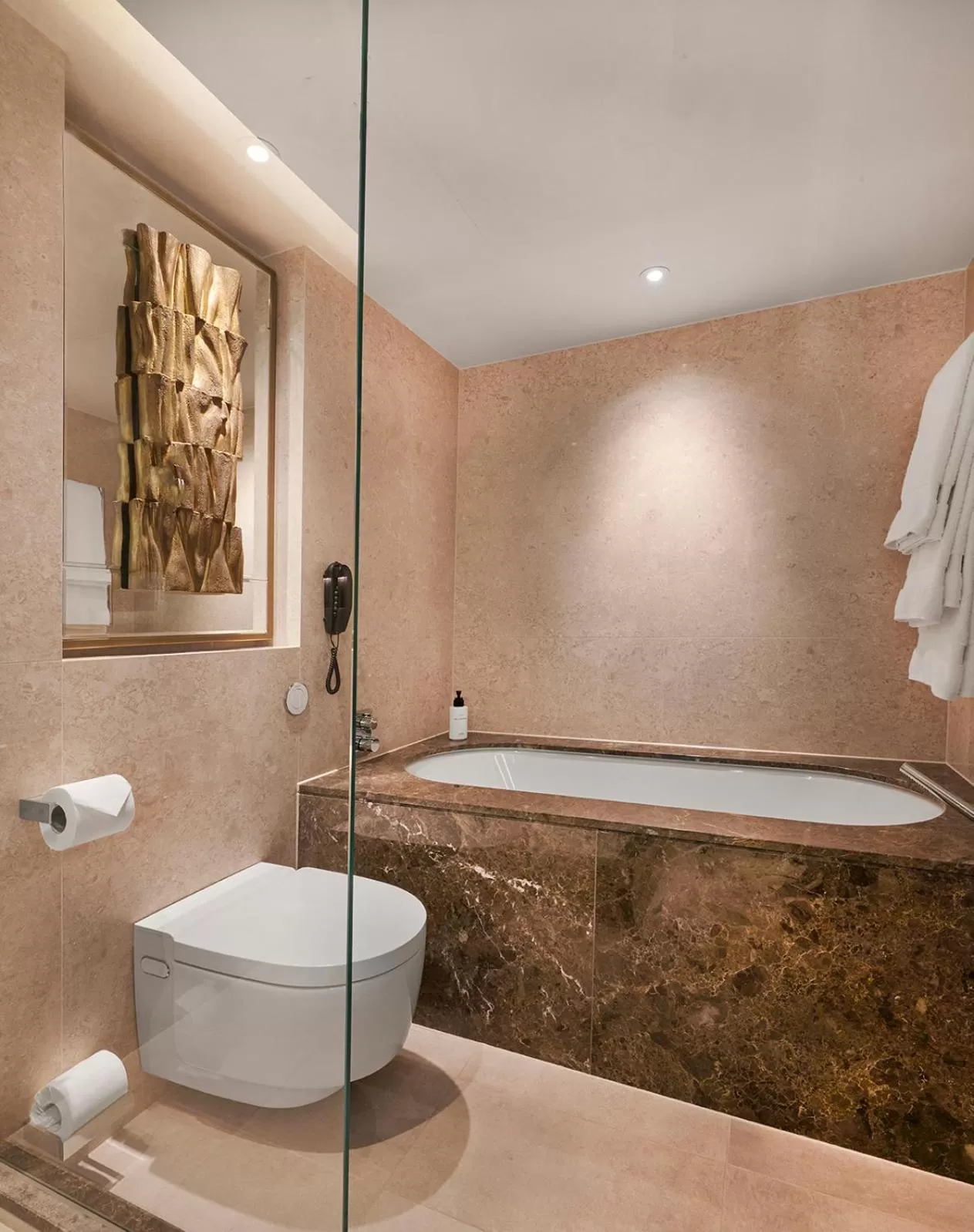 Bathroom in InterContinental London Park Lane by IHG