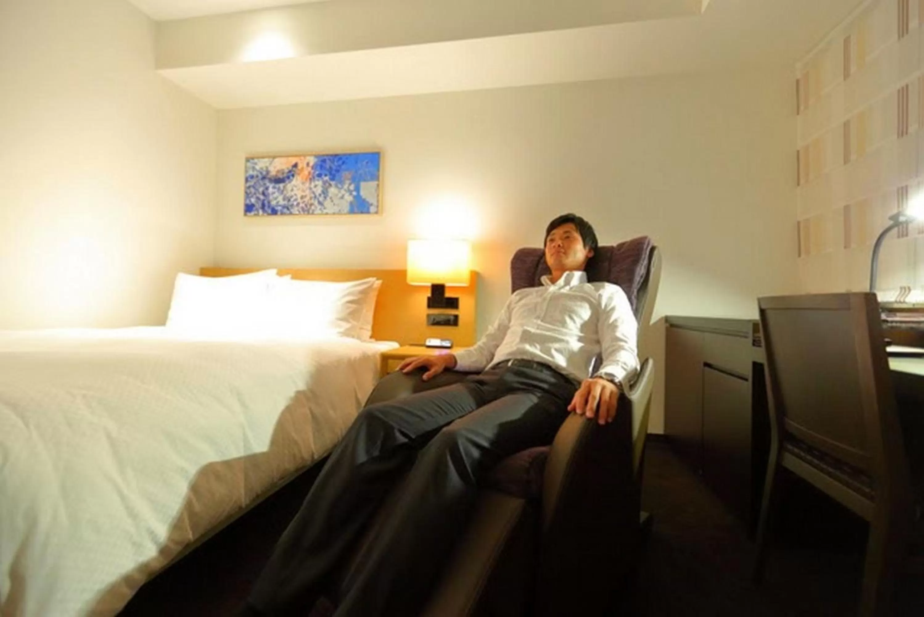 Photo of the whole room, Bed in Hotel Forza Nagasaki