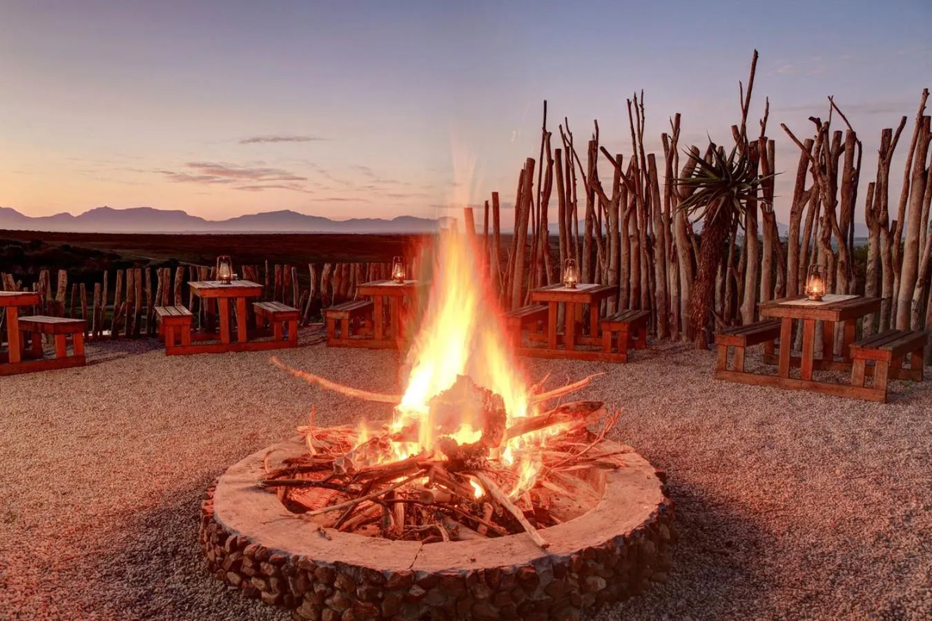 BBQ facilities in Garden Route Game Lodge
