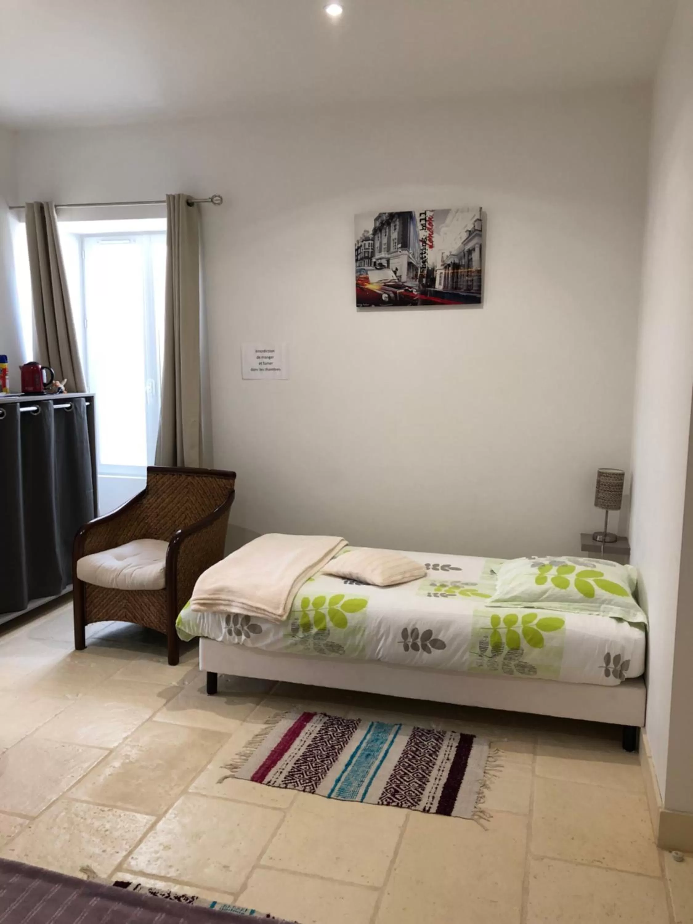 Bed in Les Chambres de Carreau