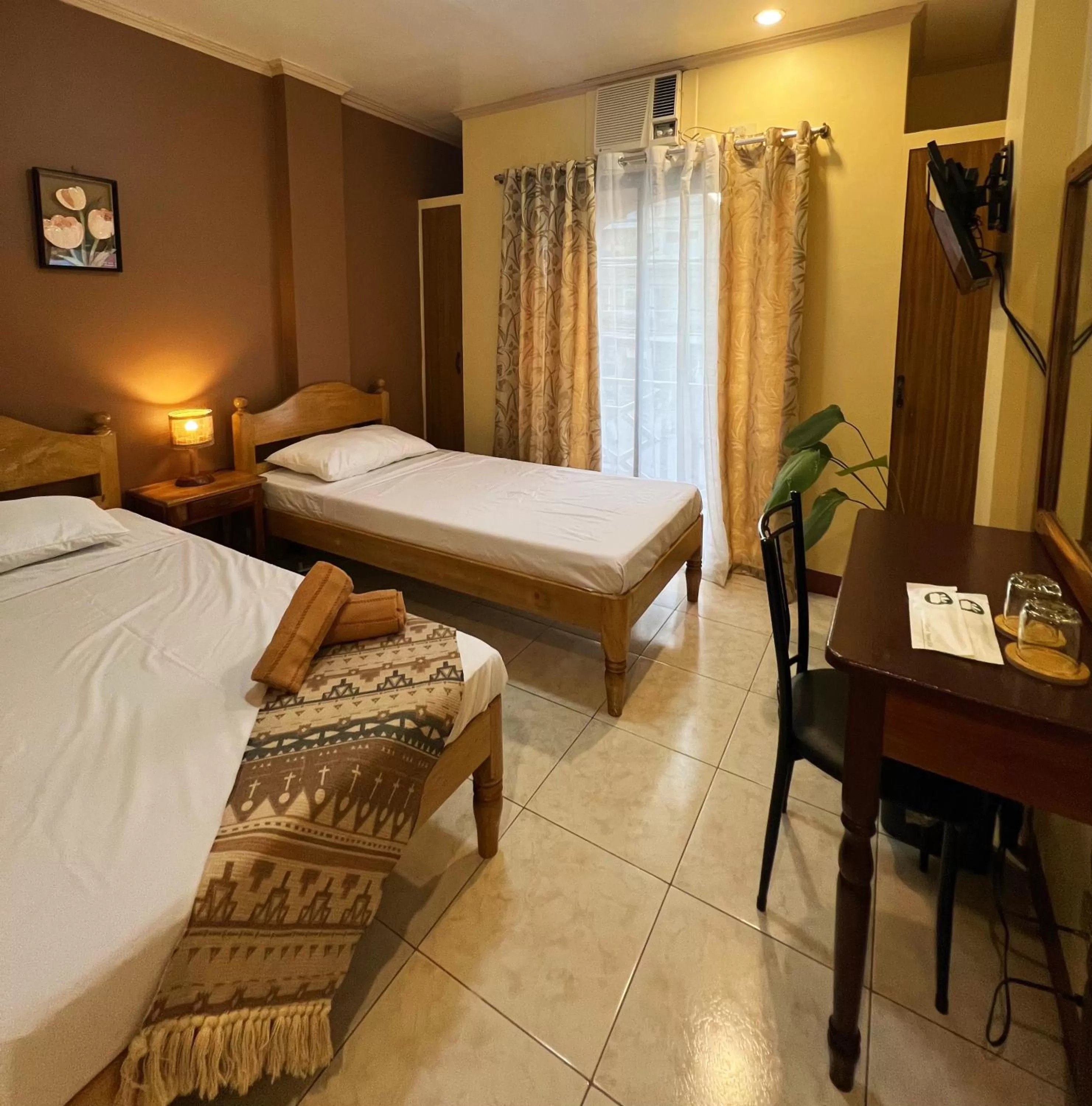 Bed in Balayong Pension