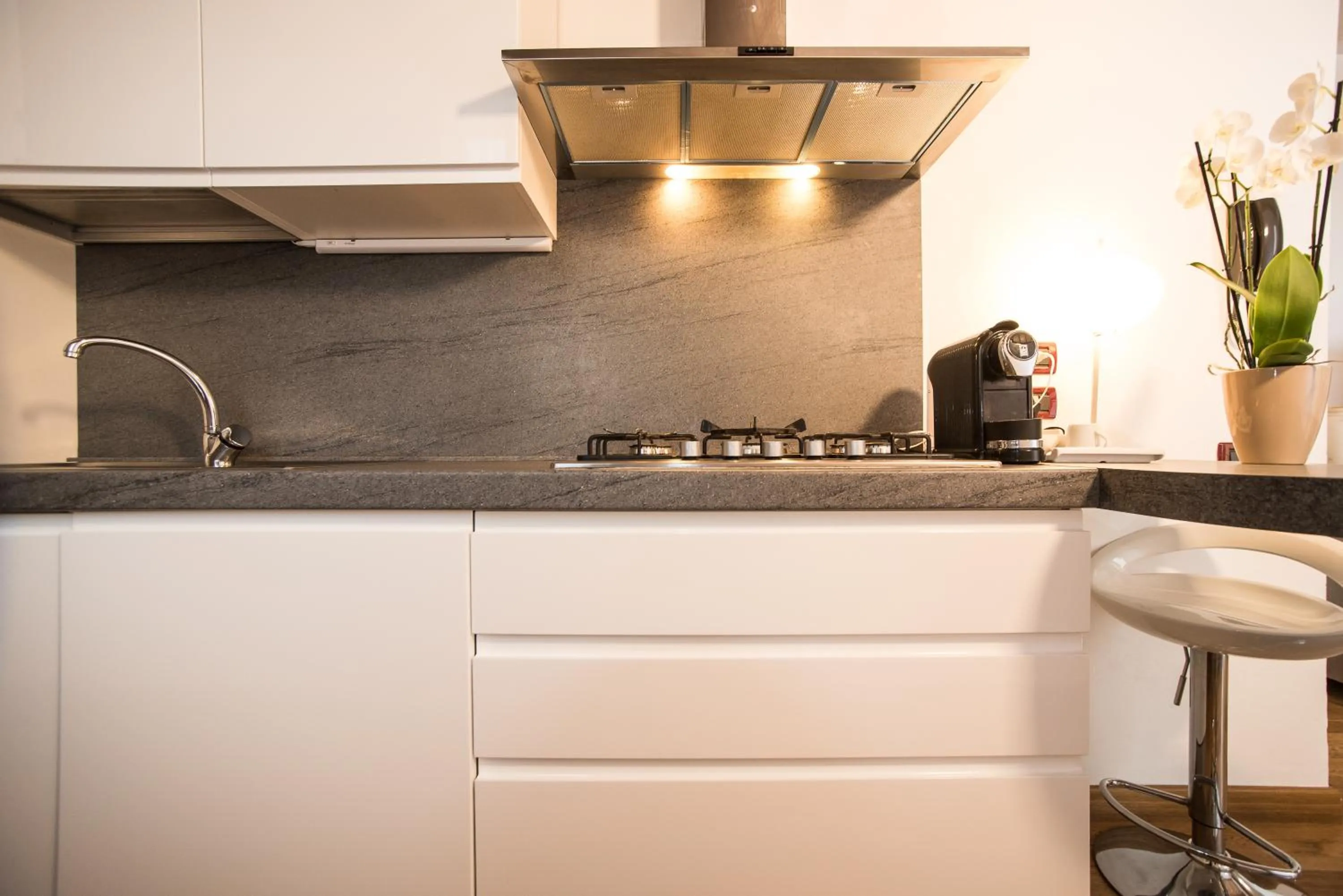 Kitchen or kitchenette in Hotel Ristorante Ala d'Oro