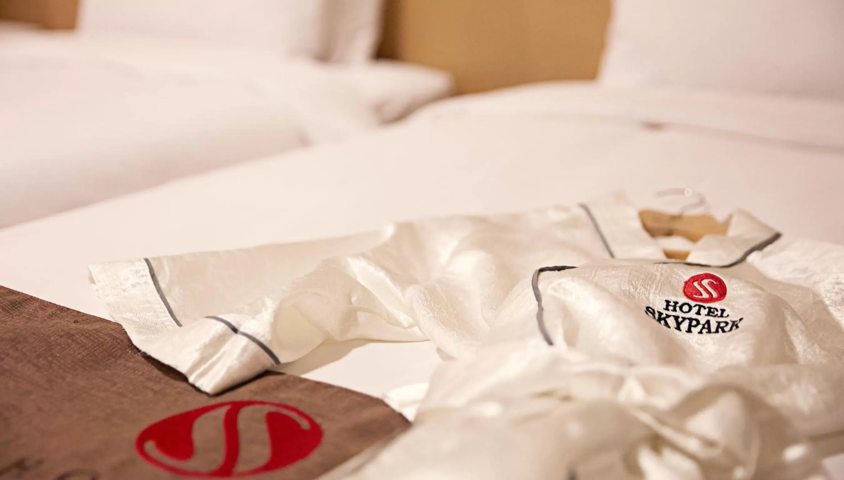 Decorative detail, Bed in Hotel Skypark Central Myeongdong