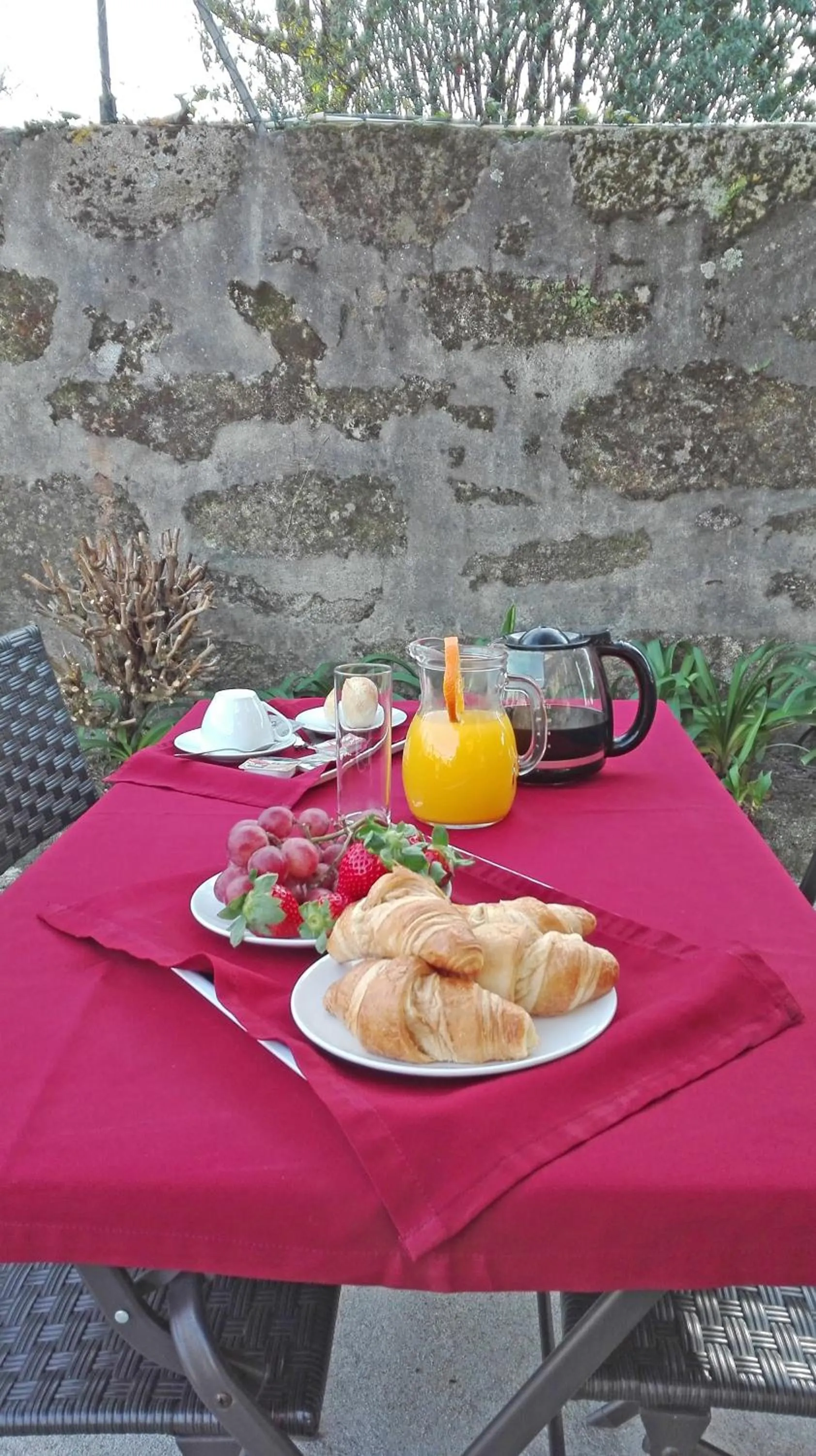Continental breakfast in Hotel Porto Nobre