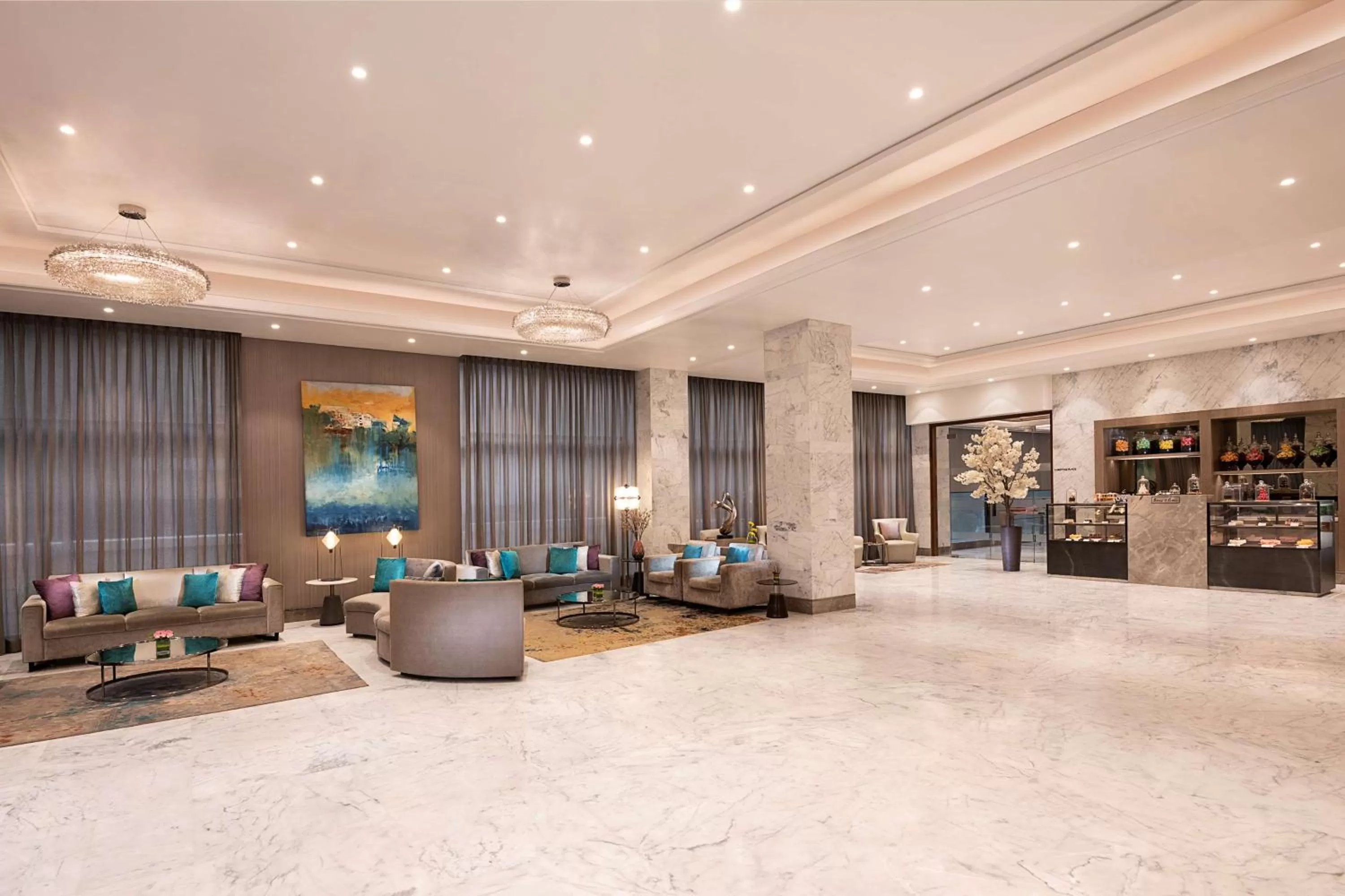 Lobby or reception in Radisson Mumbai Andheri MIDC